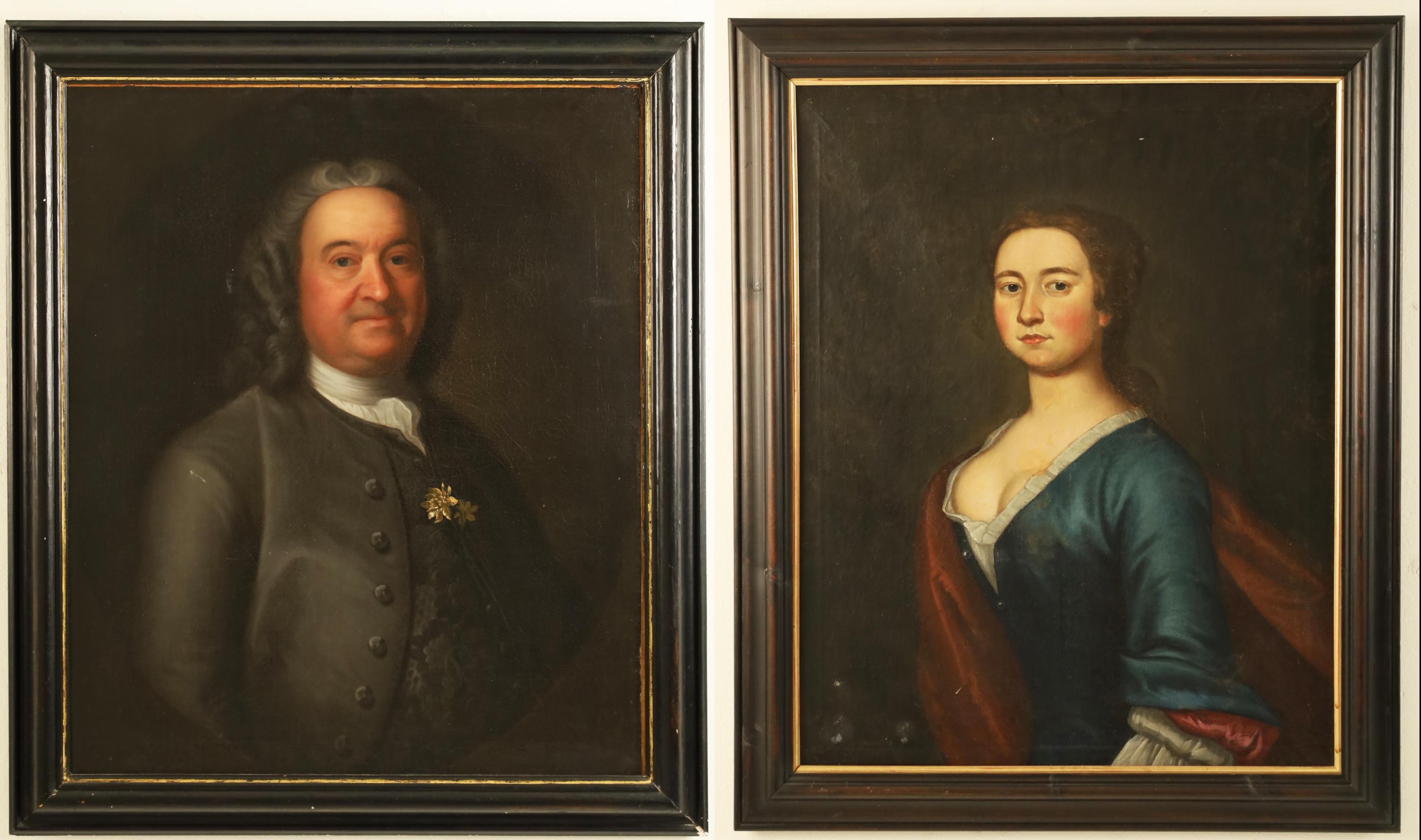 TWO ENGLISH PORTRAITS 19TH CENTURY 2b79d0