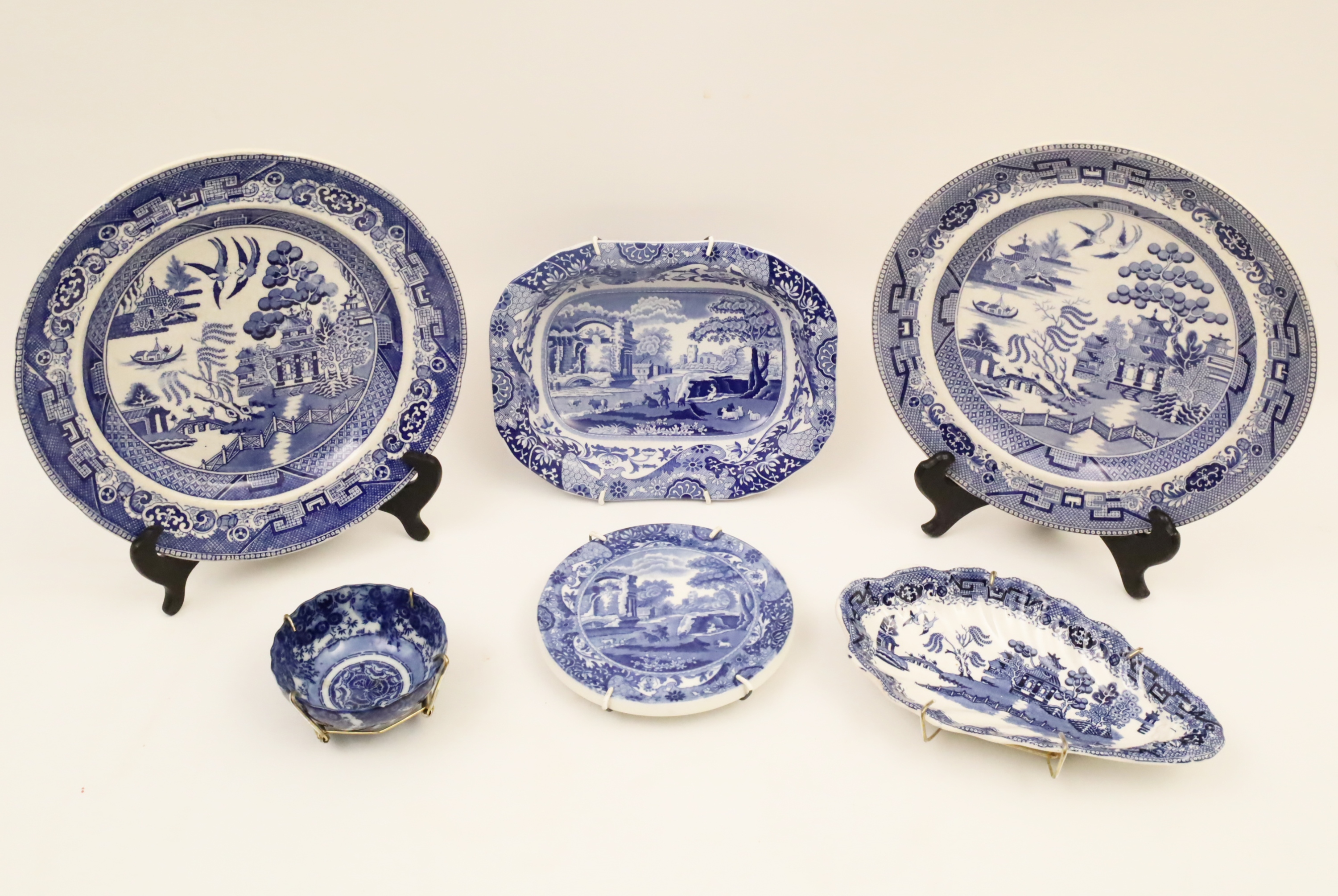 6 PIECE MISC LOT OF ENGLISH BLUE 2b7a17