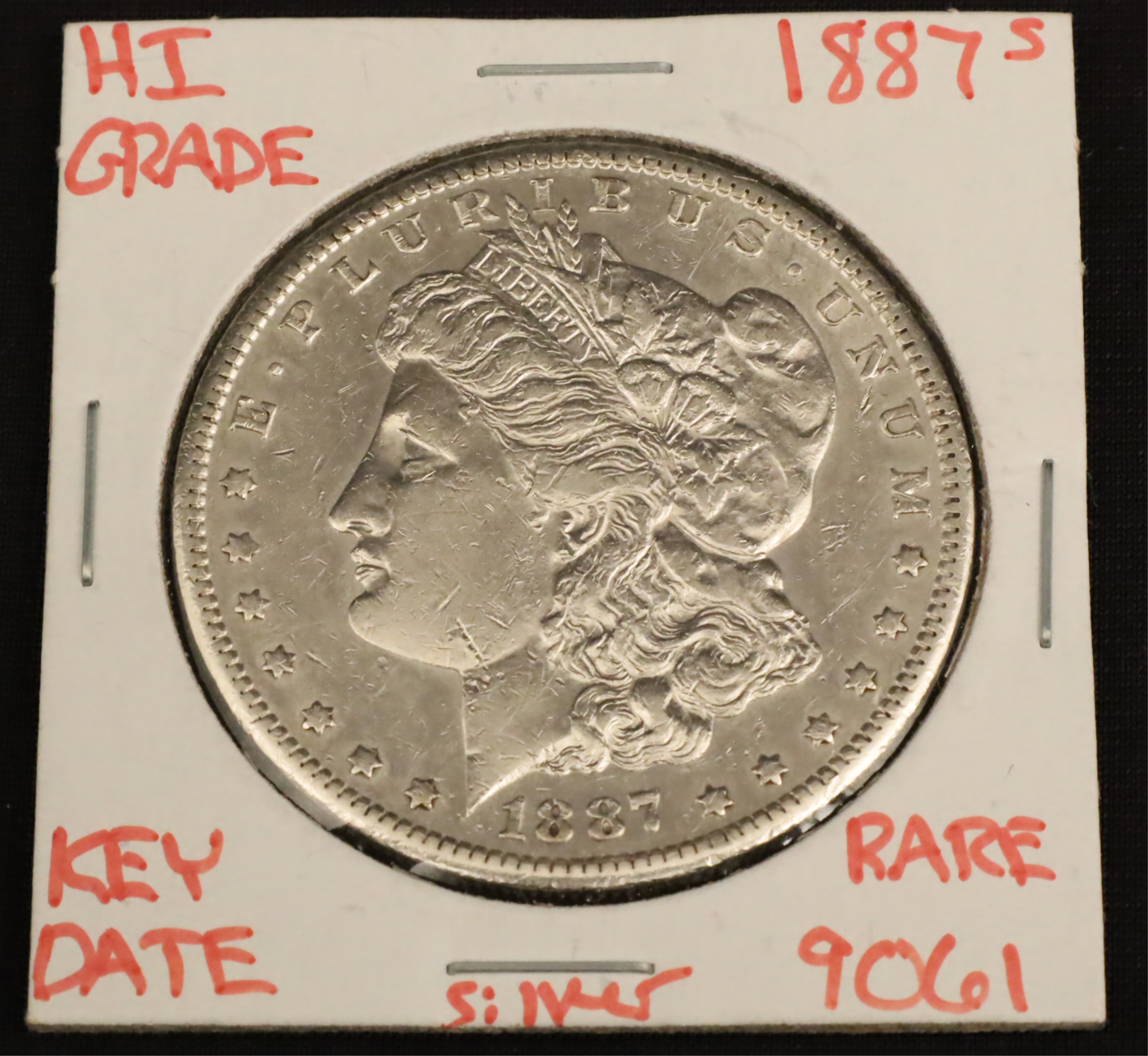 1887 S HIGH GRADE MORGAN SILVER