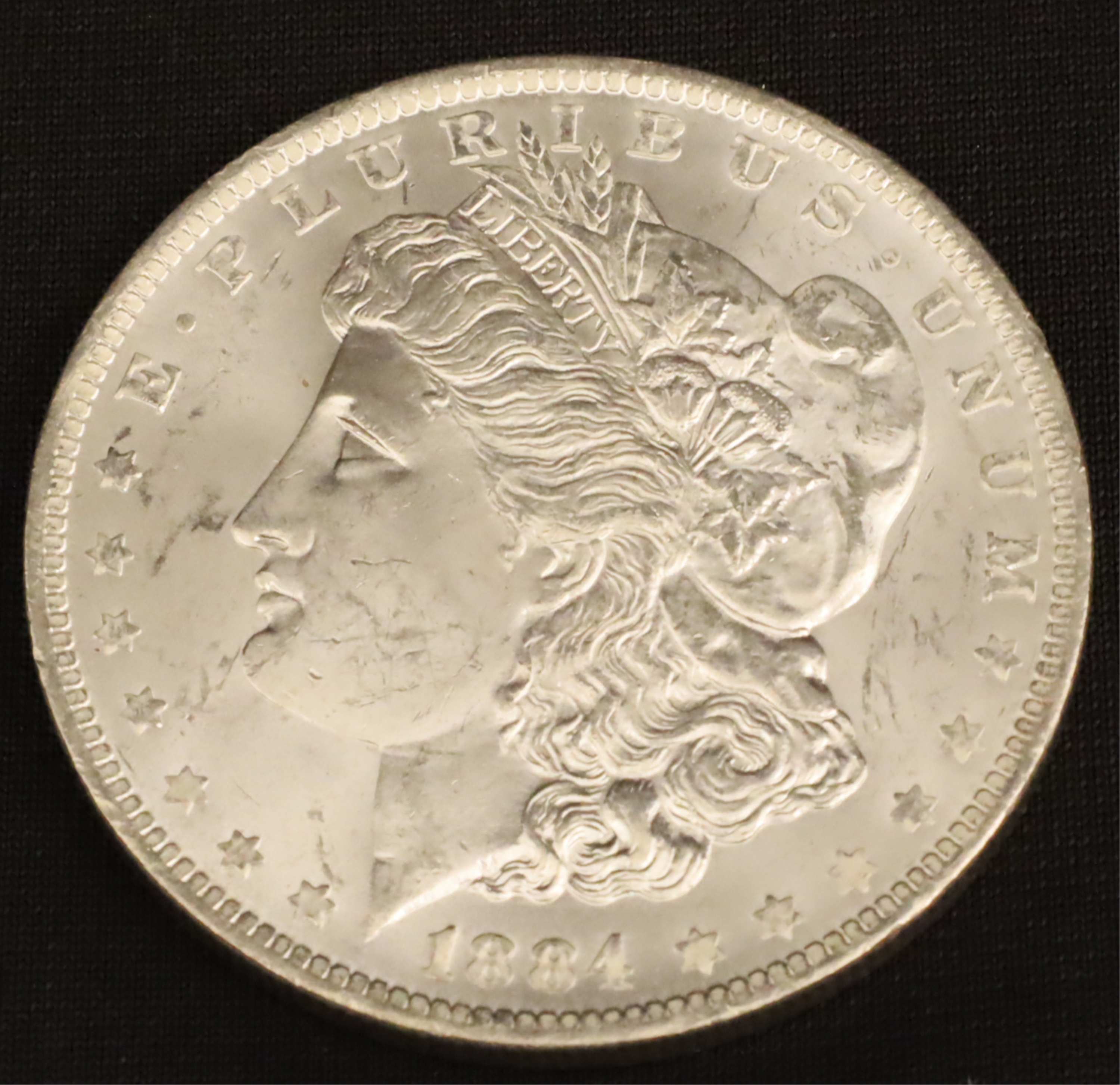 1884 O VERY FINE ESTATE MORGAN