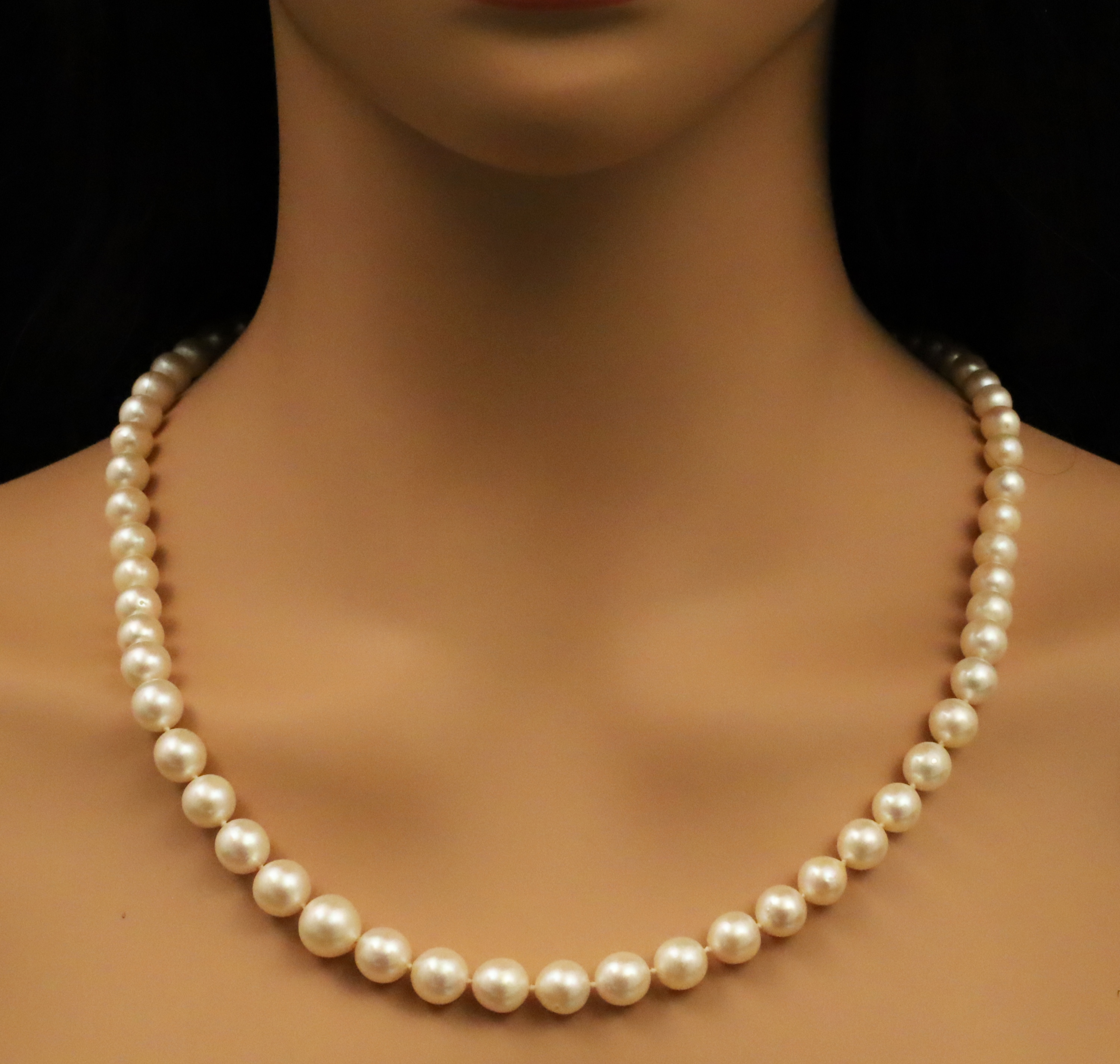 22 NATURAL PEARL NECKLACE 22  2b7aef