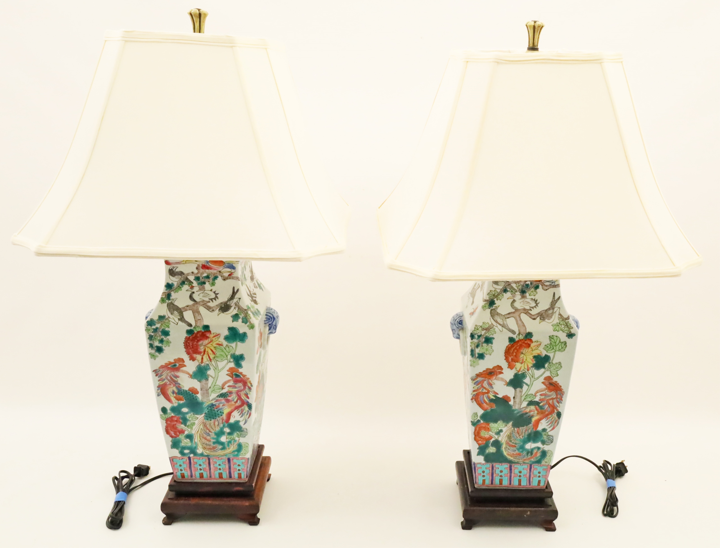 PR. OF CHINESE PORCELAIN LAMPS