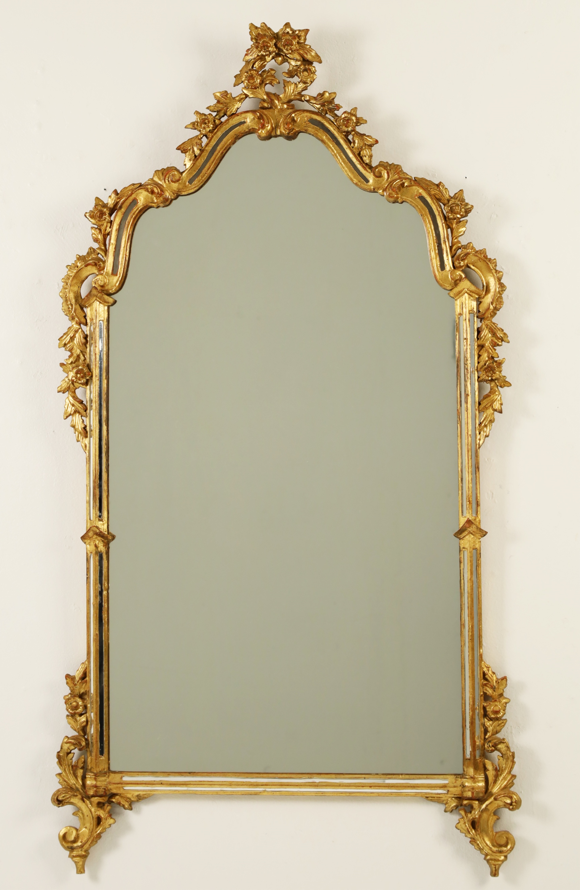 ITALIAN GOLD GILT WOOD MIRROR Italian 2b7b42