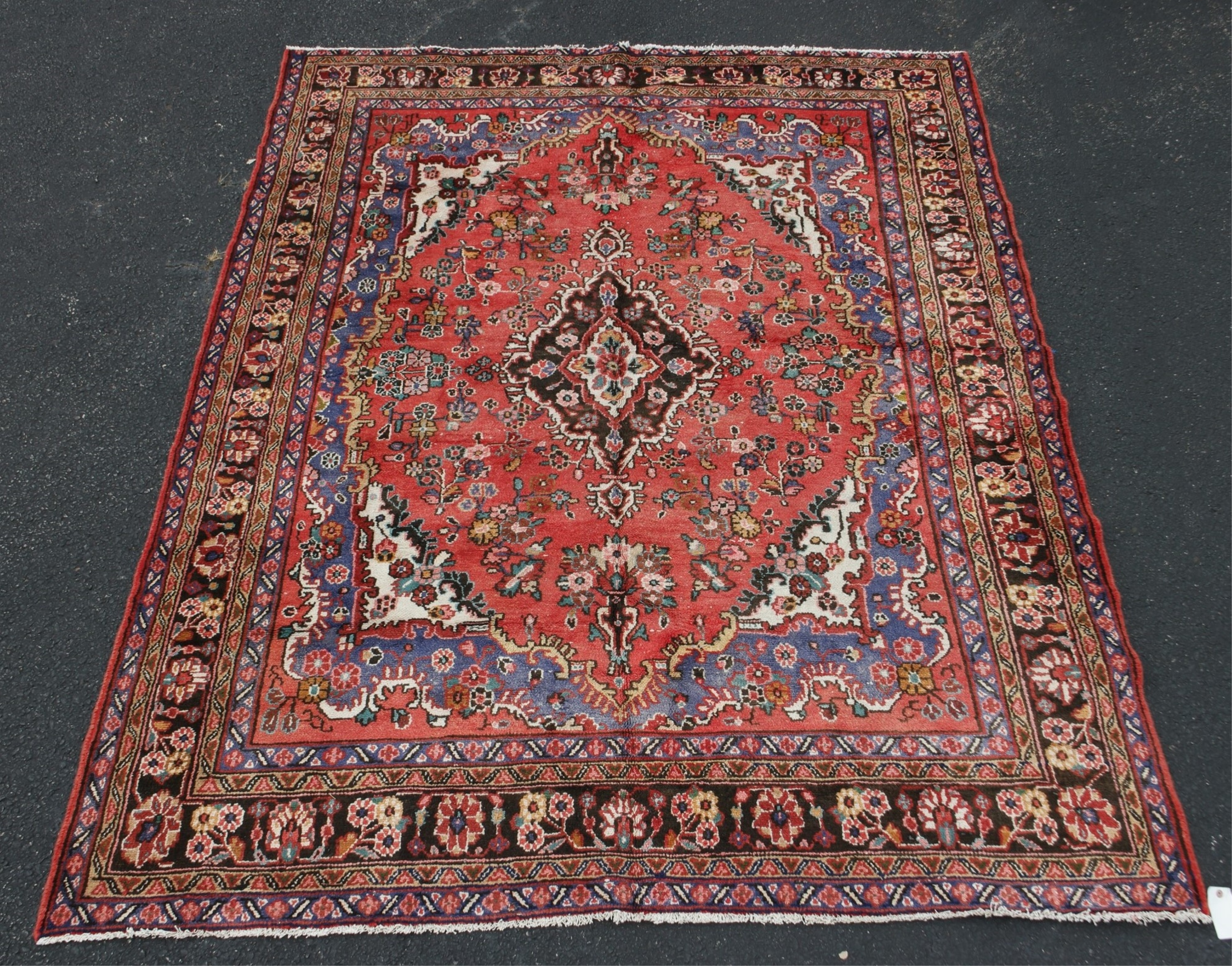 ORIENTAL RUG 6 10 X 9 7 HAMEDAN 2b7b58