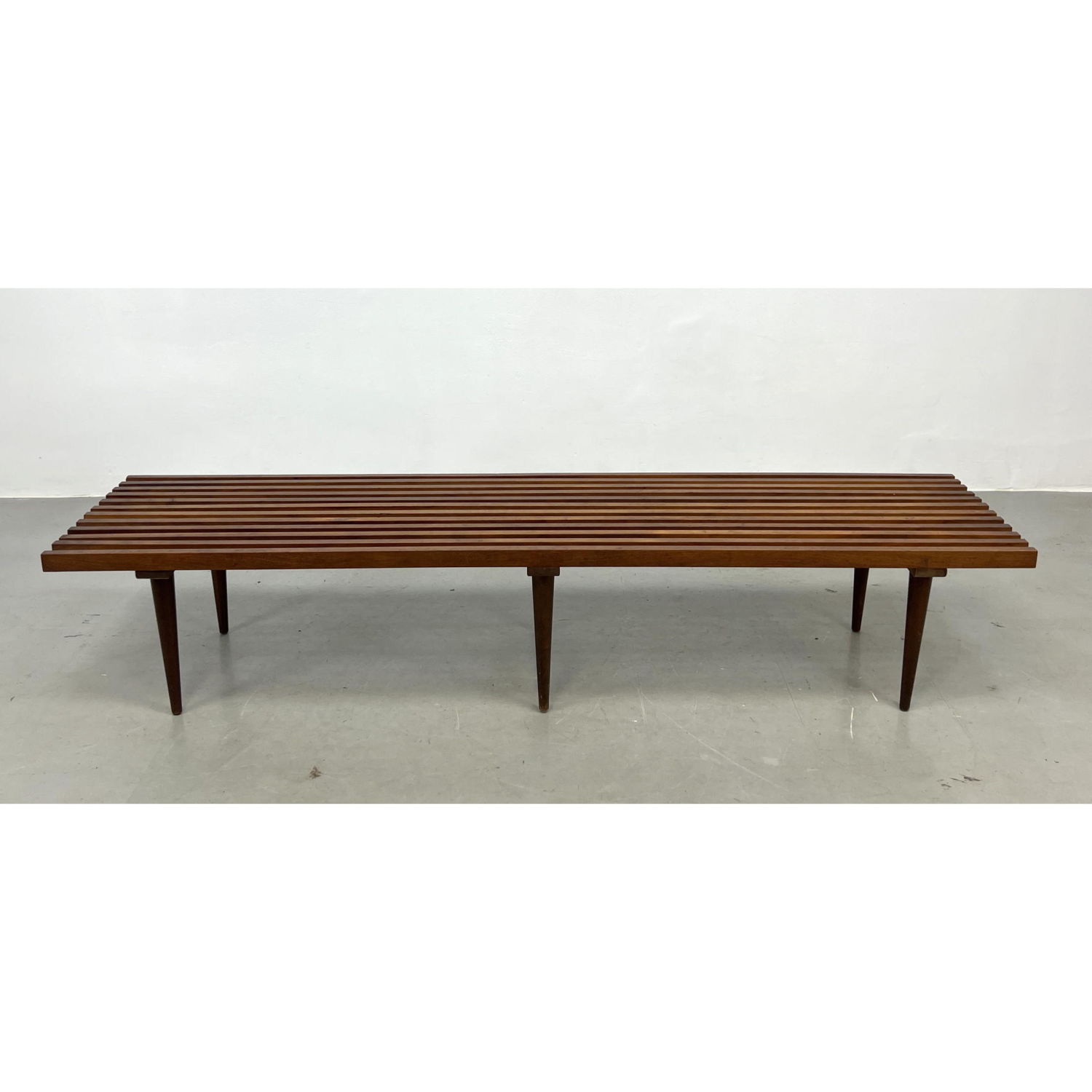 Modernist Slat Bench Tapered Peg 2b8c9e