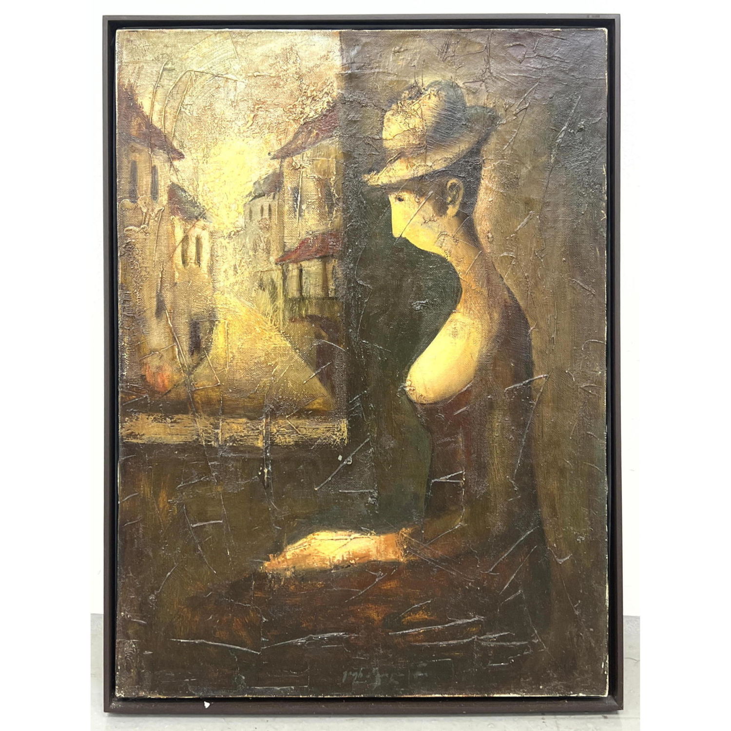 Y OKHA Painting on Canvas Seated 2b8d1a