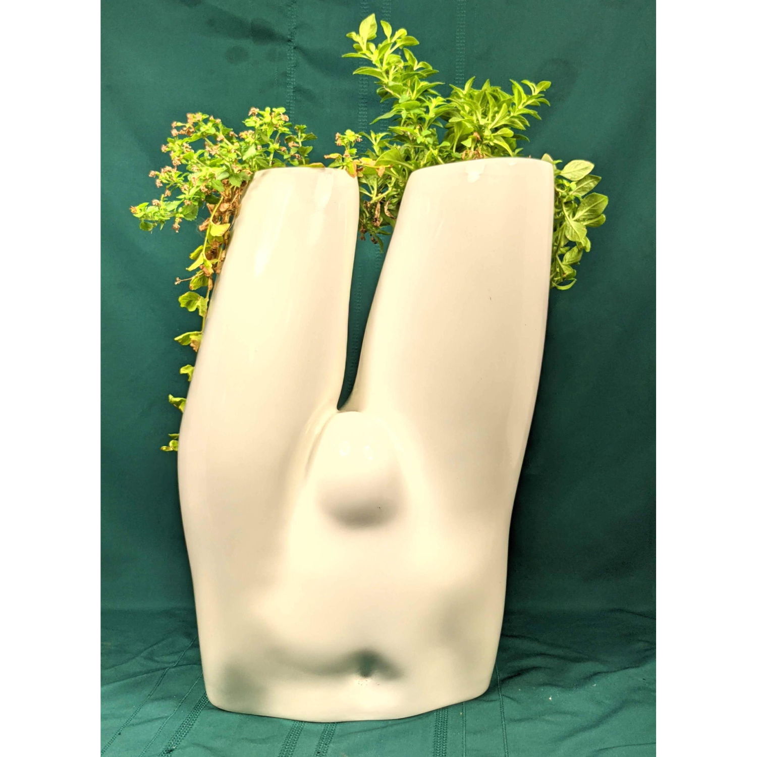 Decorator Lower Torso Resin Planter.