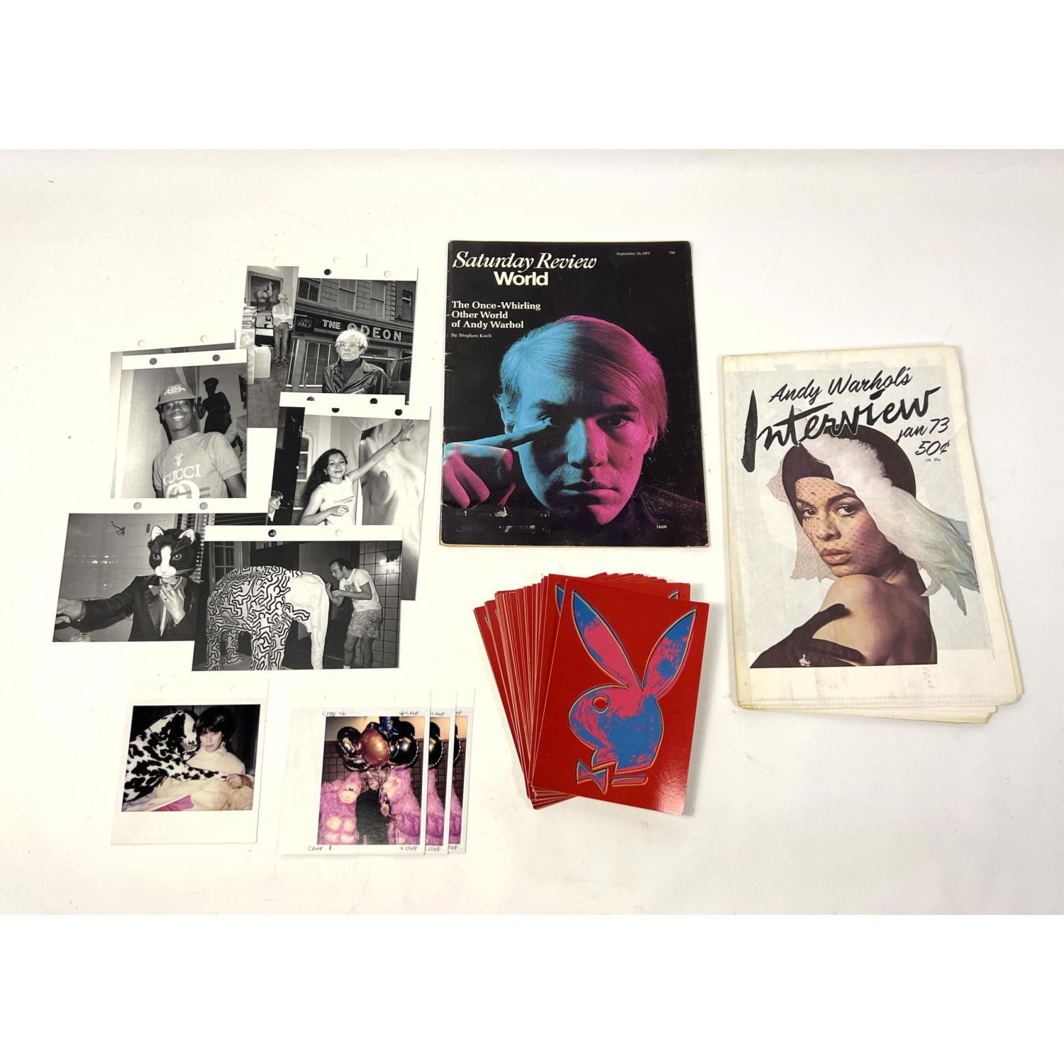 ANDY WARHOL Ephemera Lot 30 Andy 2b8f4e