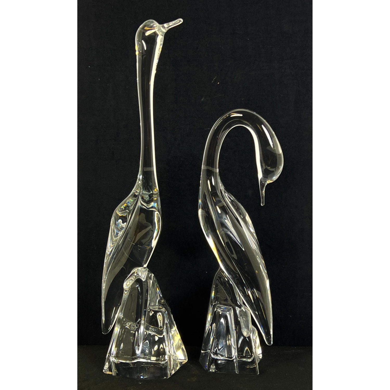 Pr Tall DAUM FRANCE Clear Crystal 2b8f69