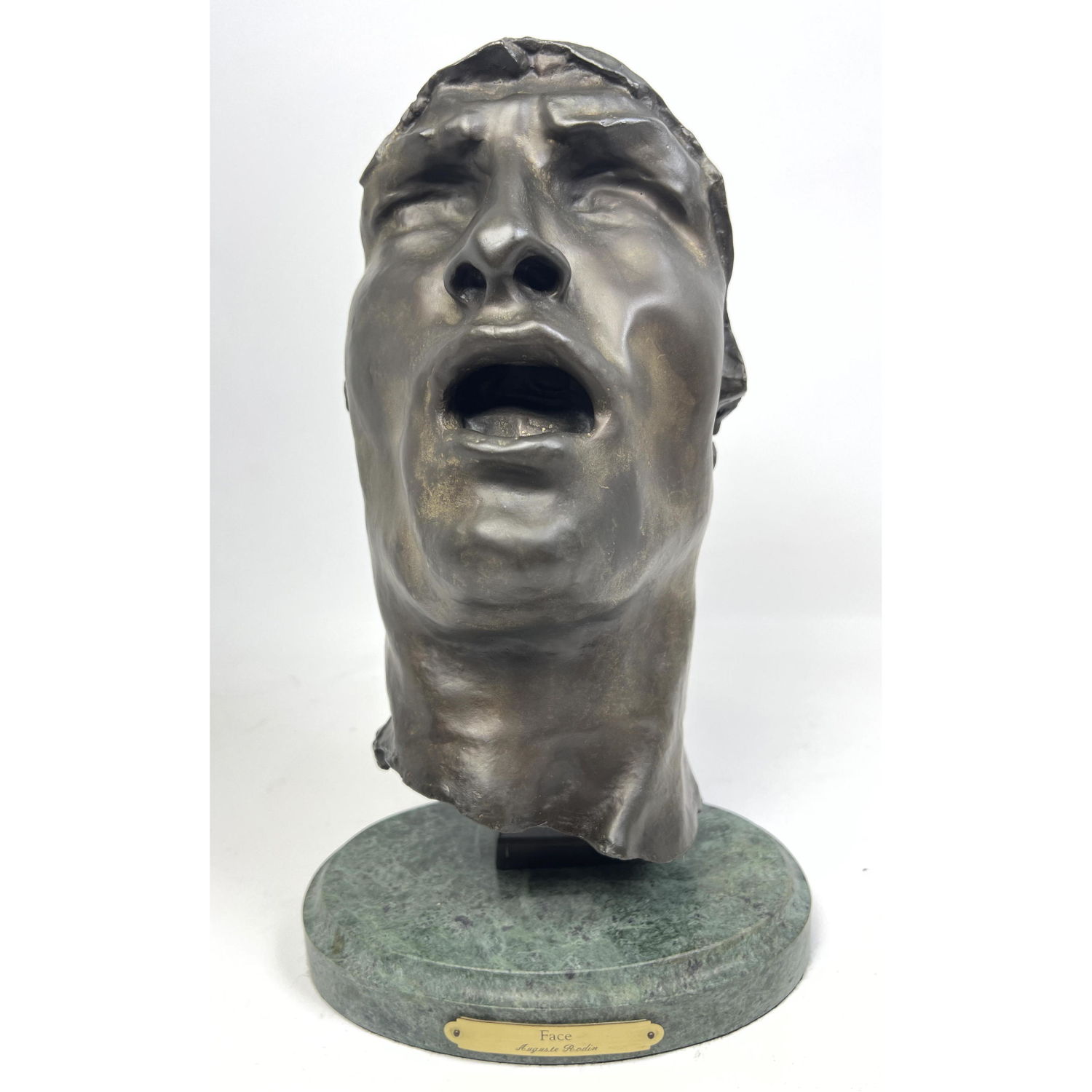 After Rodin Bronze Portrait Bust  2b8fde