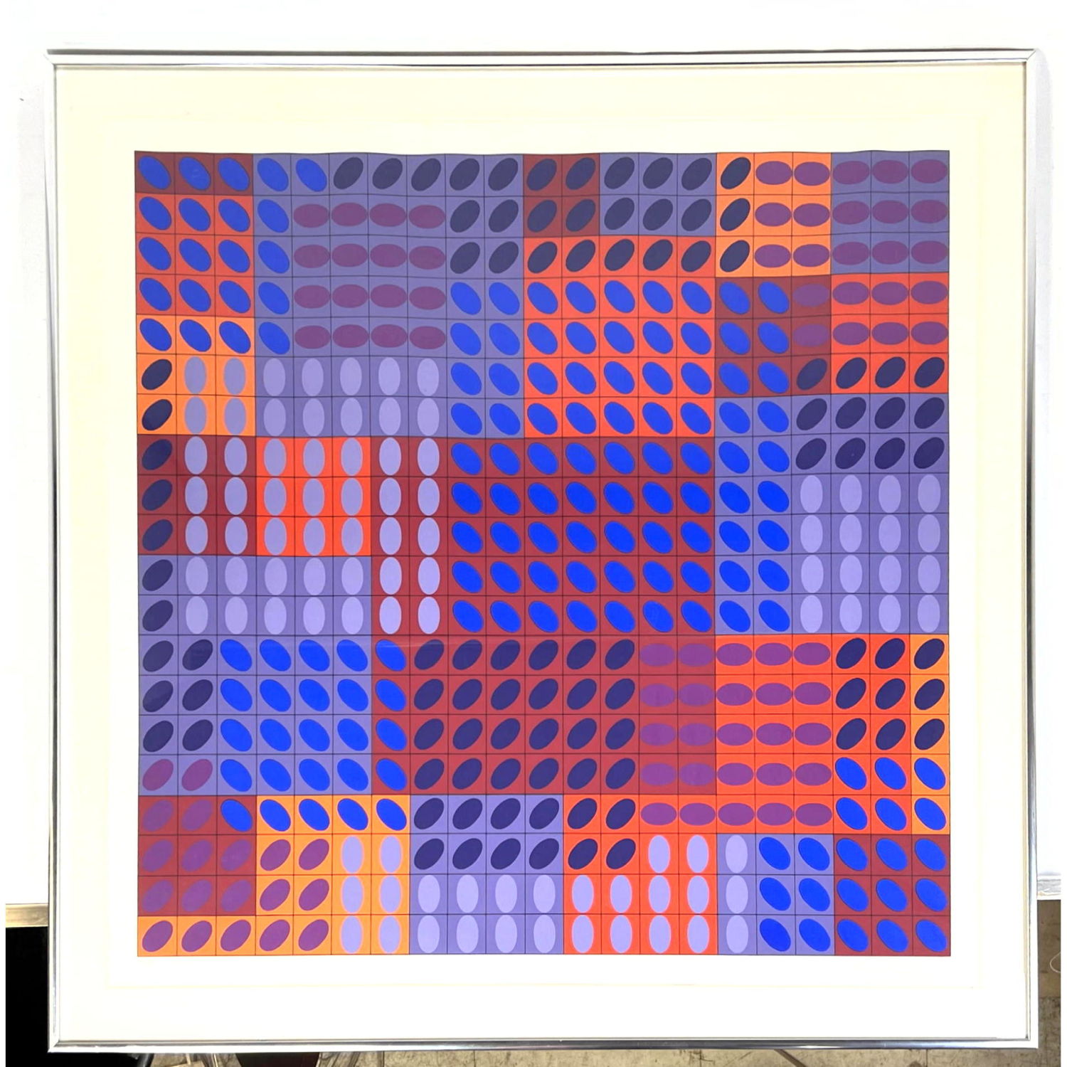 VICTOR VASARELY Signed OP ART Serigraph 2b8ffa