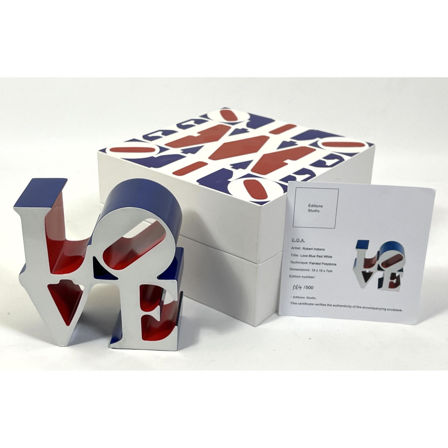 Robert Indiana Love Sculpture Orig 2b8ffc