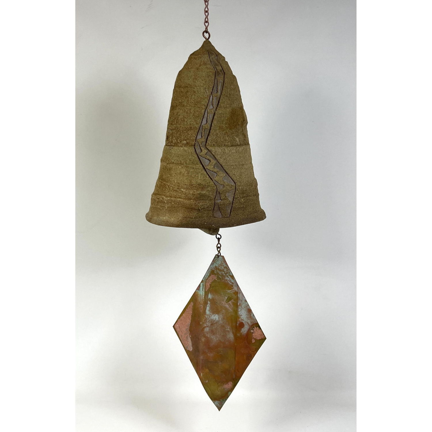 Pottery Handmade Bell Wind Chime.