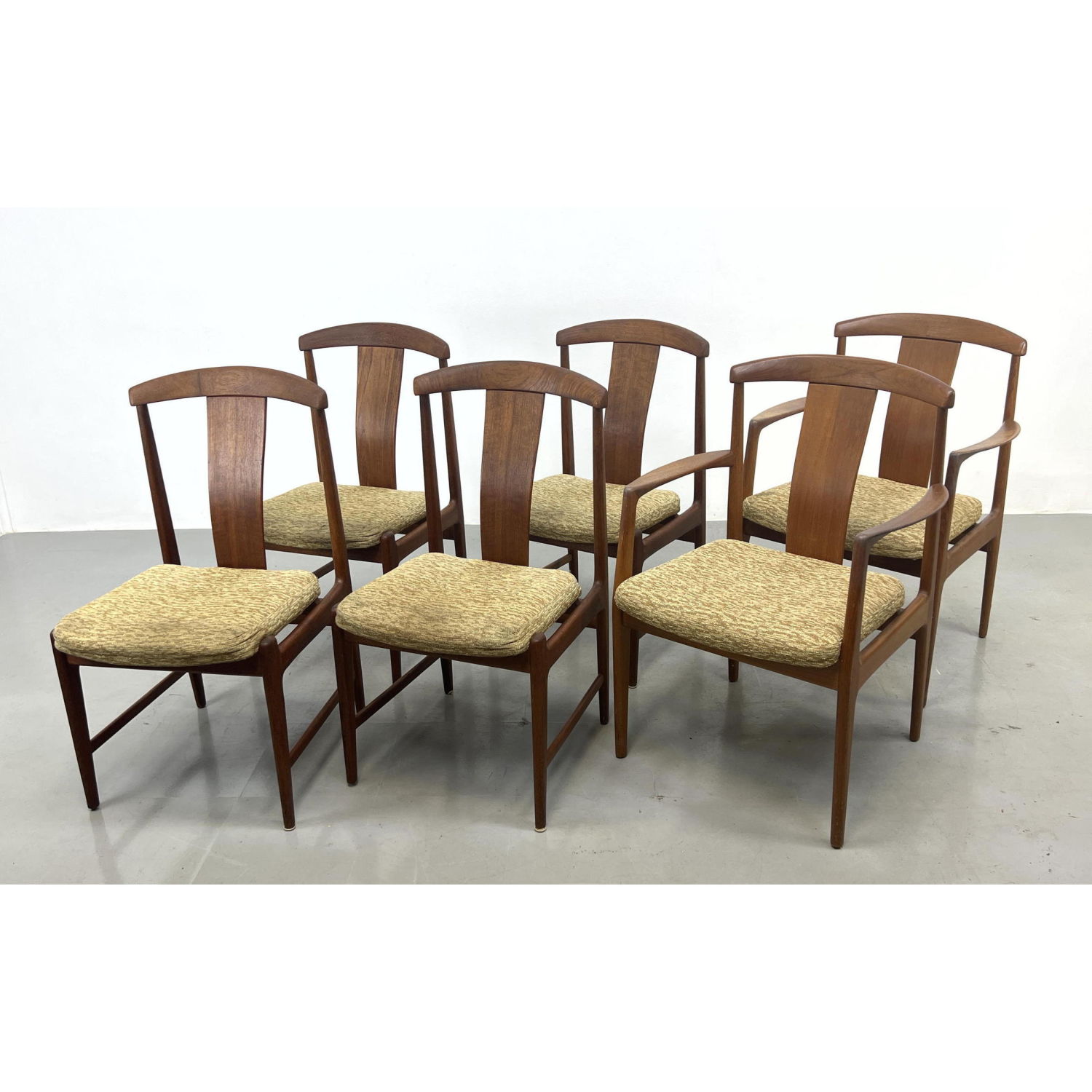 Set 6 Danish Modern Dining Chairs  2b902d