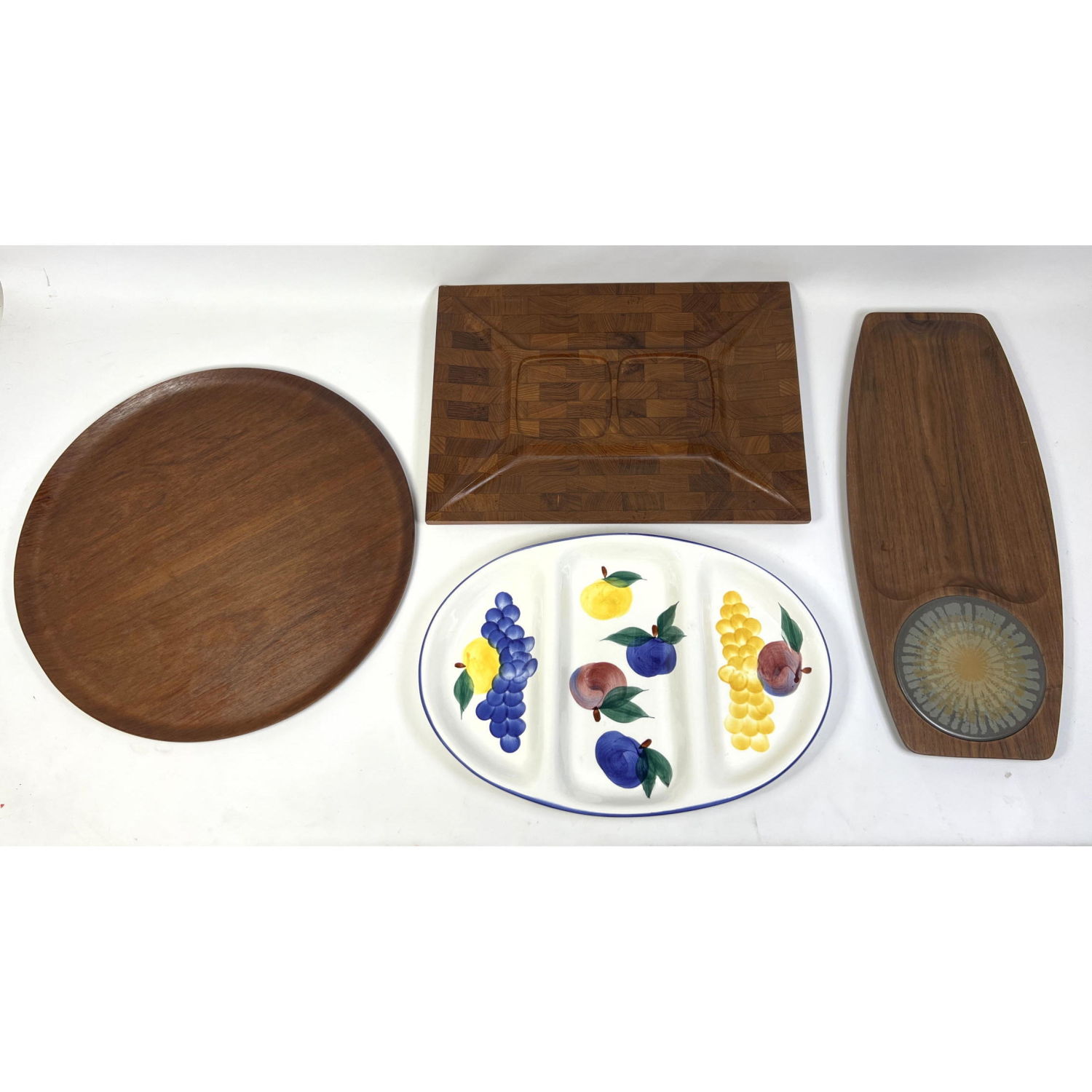 Danish Modern Wood Trays Dansk 2b9031