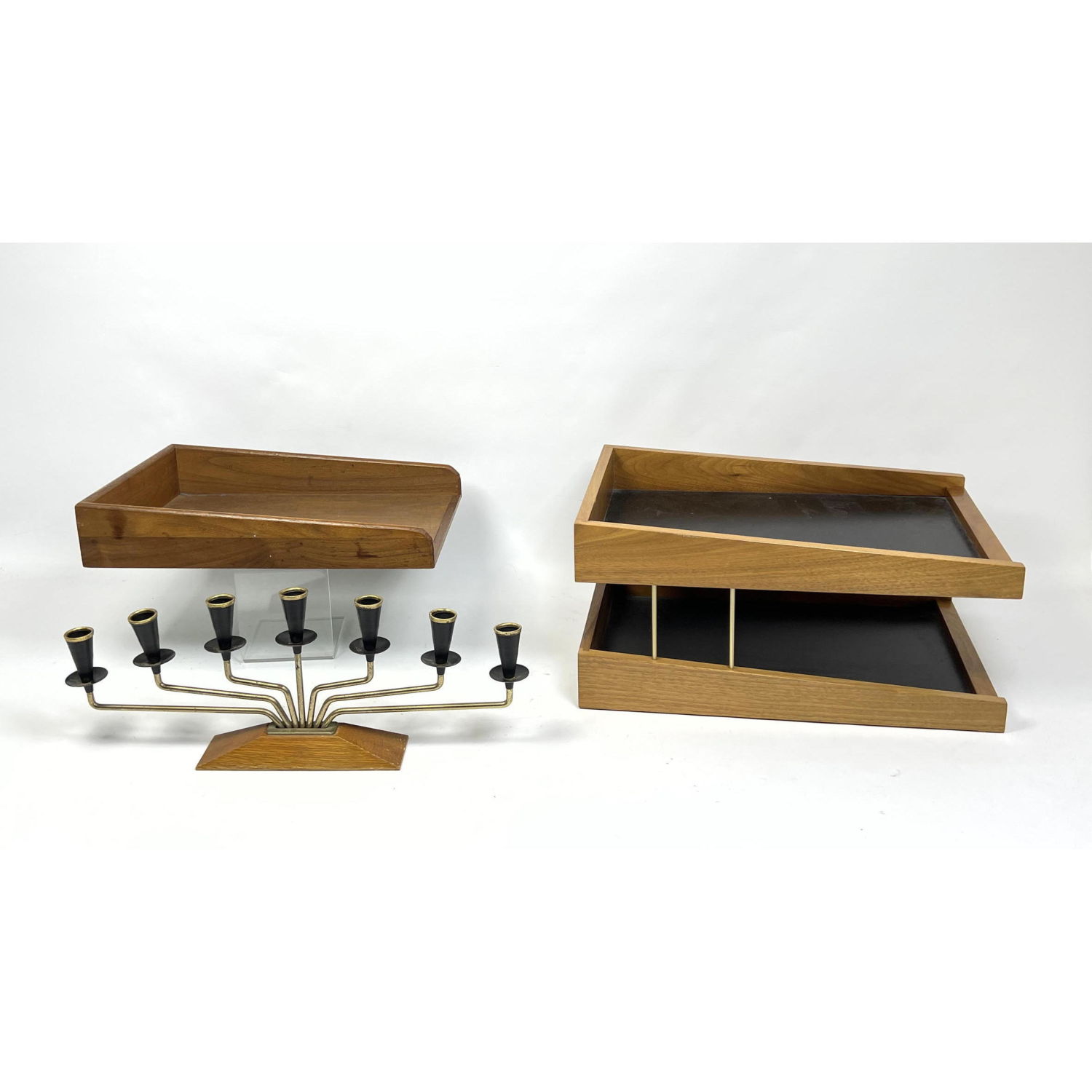 3pc Modern Design Items 1 Wood 2b9088