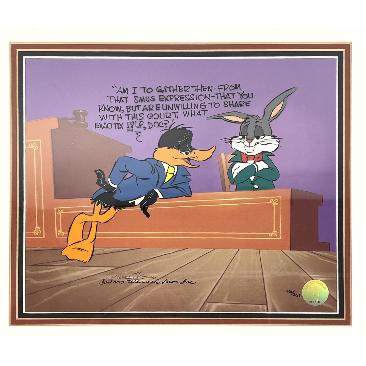 Bugs Bunny and Daffy Duck Courtroom.