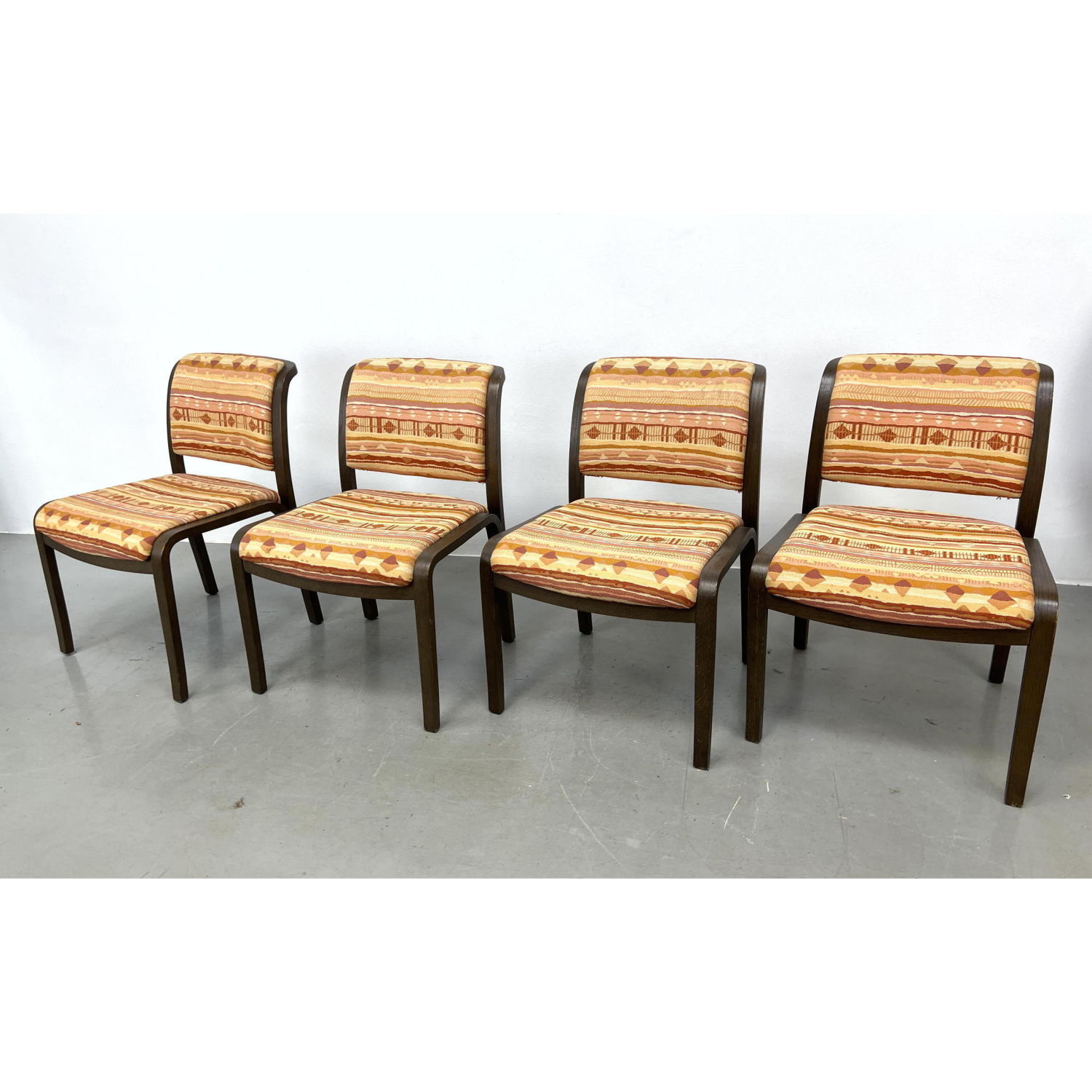 Set 4 THONET Laminated Bentwood