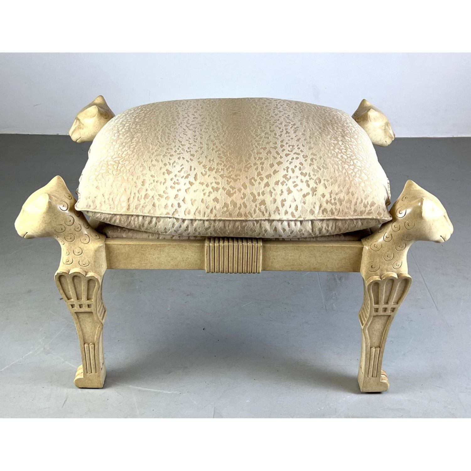 Marge Carson Bench Stool. Egyptian
