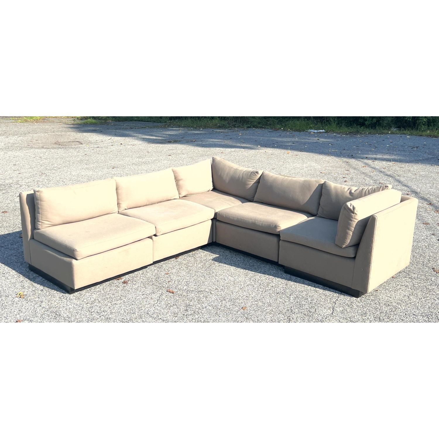 5pc Modernist Sectional Sofa Pit