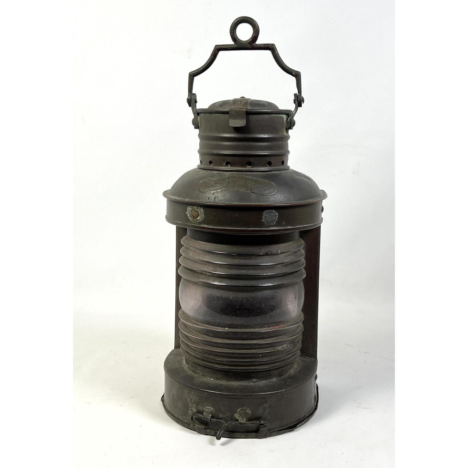 MASTHEAD Oil Lantern. Industrial.