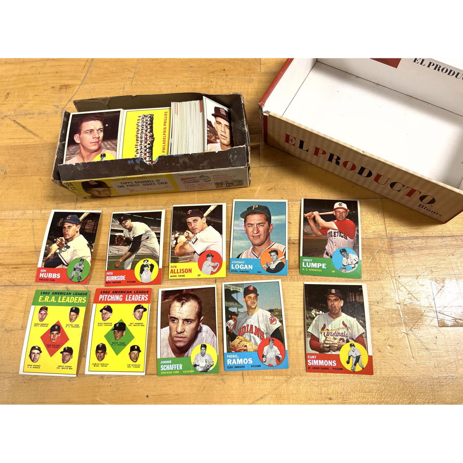 1963 Topps baseball cards approx