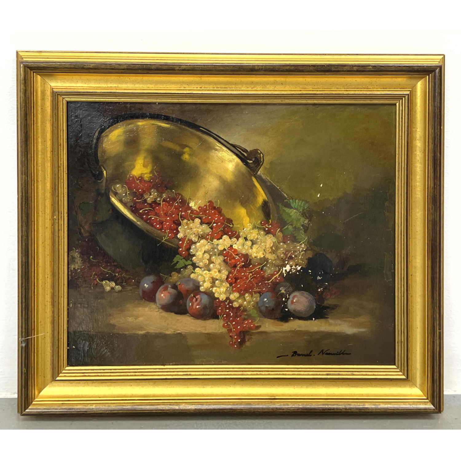 Still Life Oil Painting Signed 2b91ee