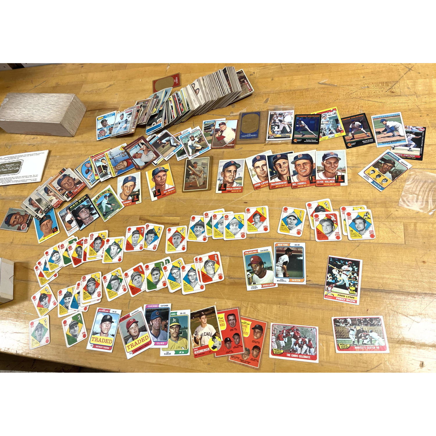 Estate lot of 1960's Topps baseball