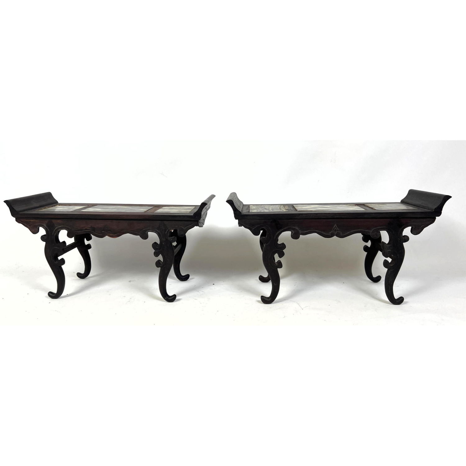 Pair Chinese Display Stands with