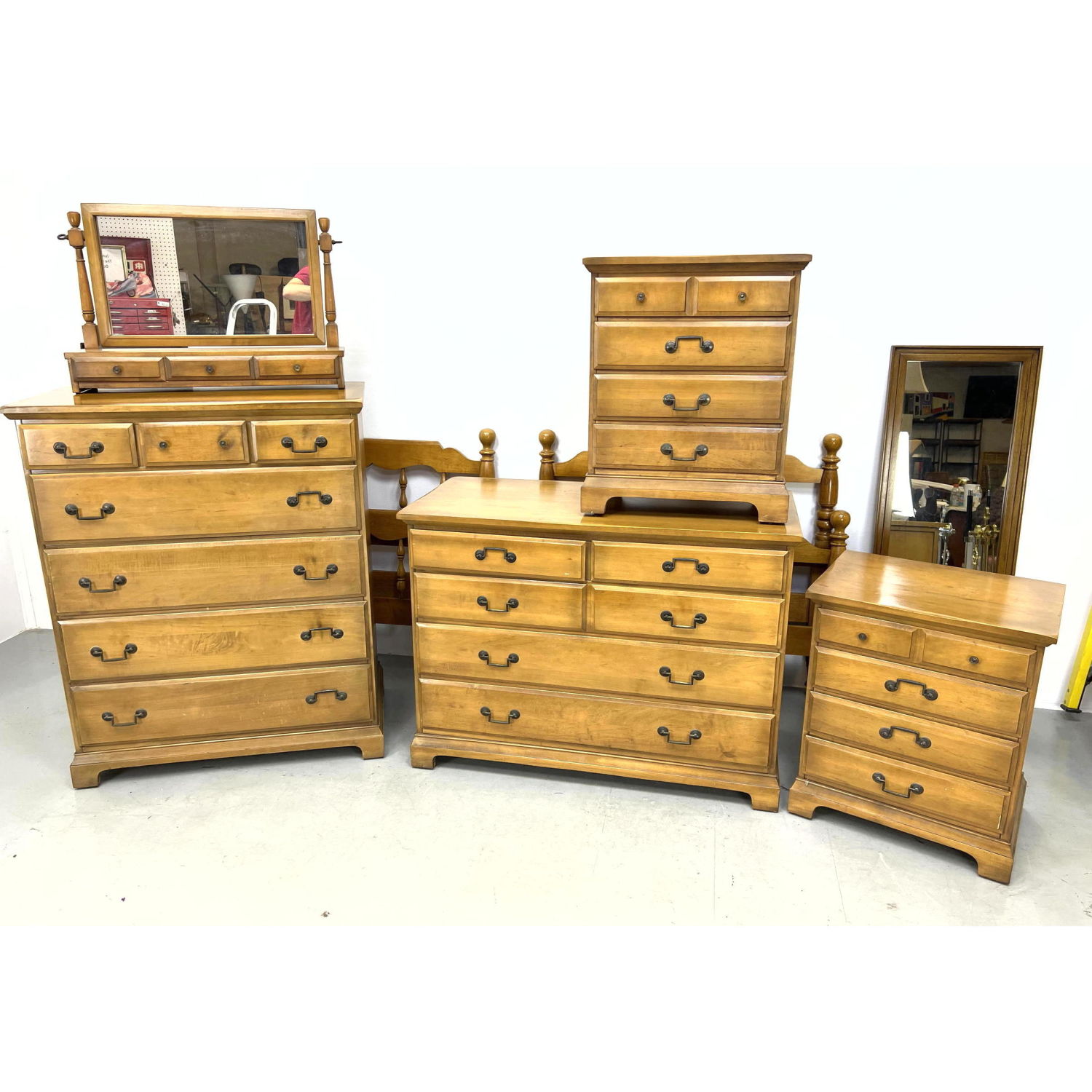 Sold Maple Bedroom Set with Twin