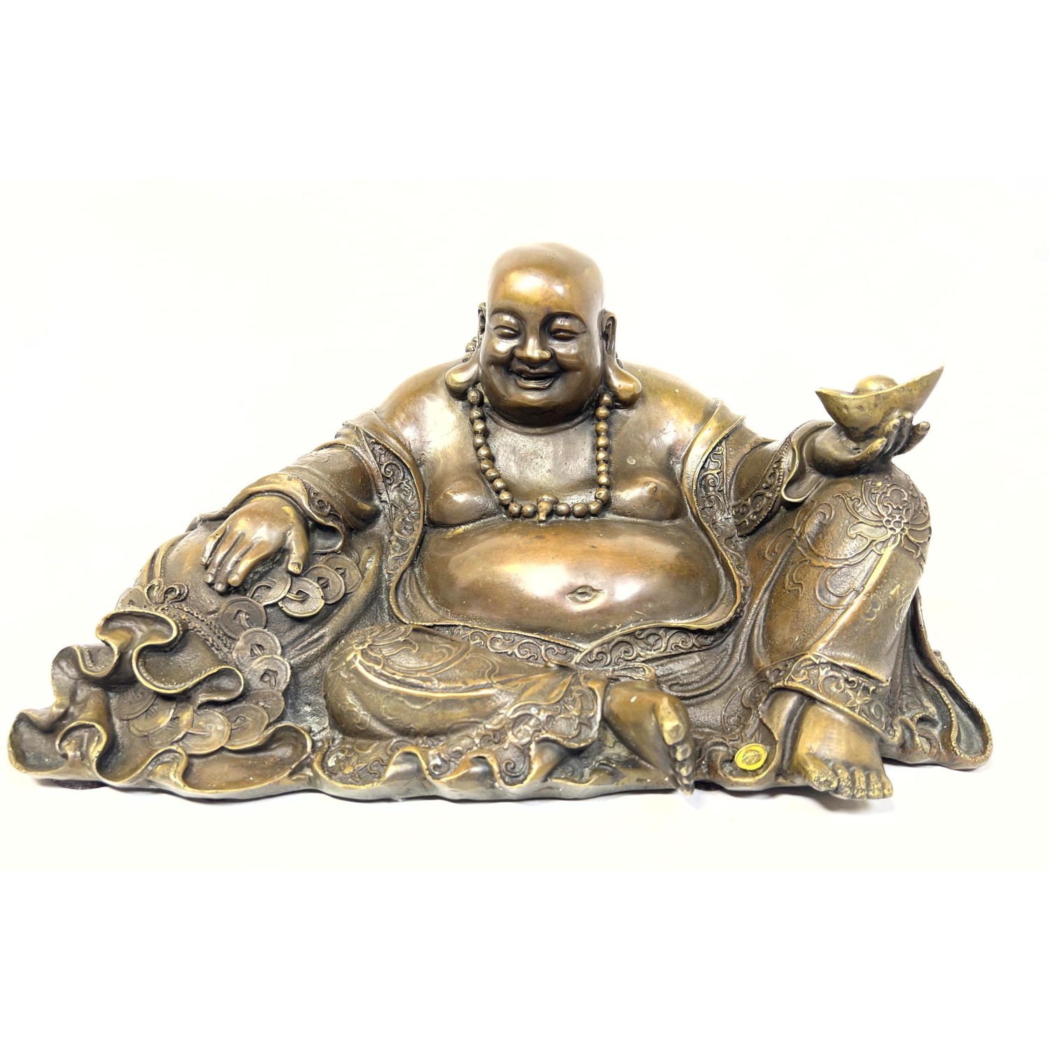 Bronze Buddha Sculpture Seated 2b920e