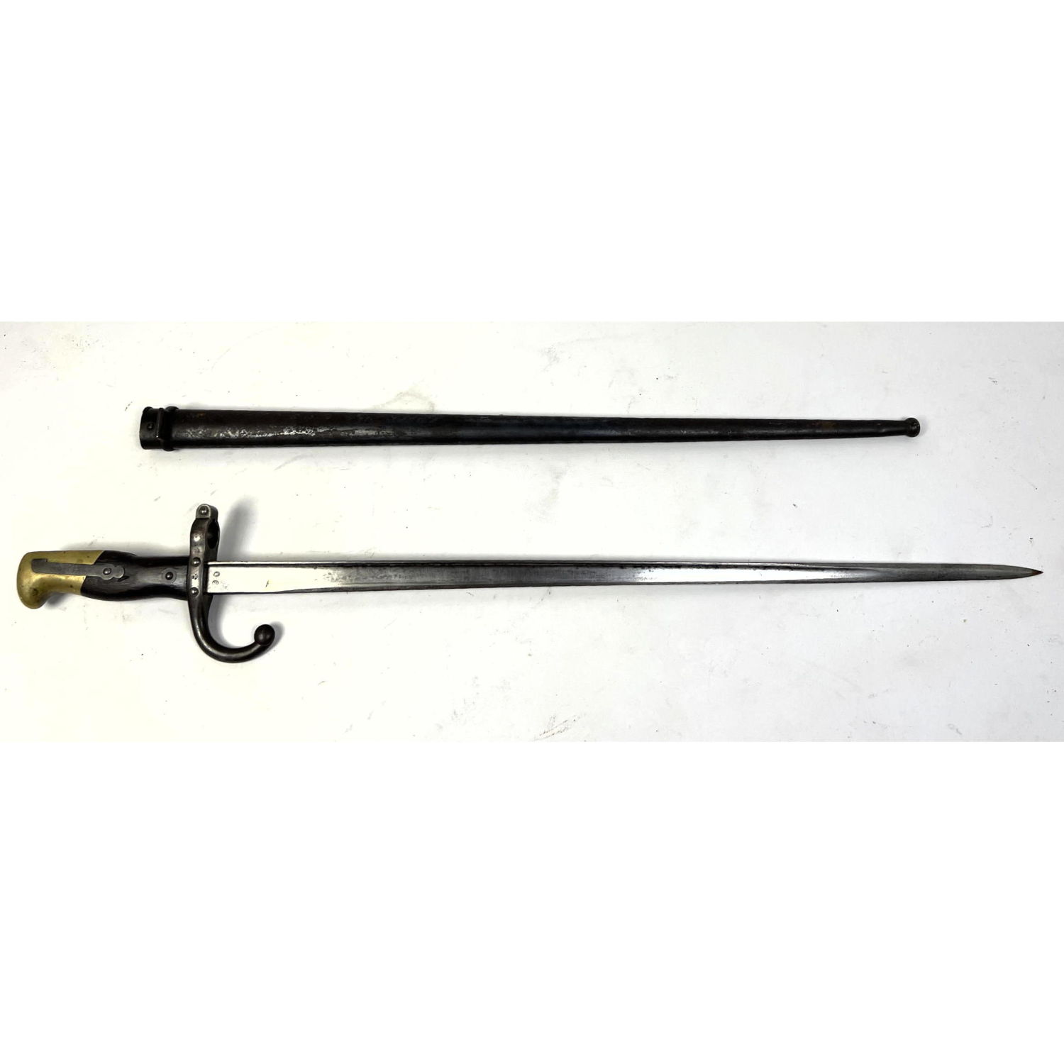 Antique Long Bayonet Sword Metal 2b921b