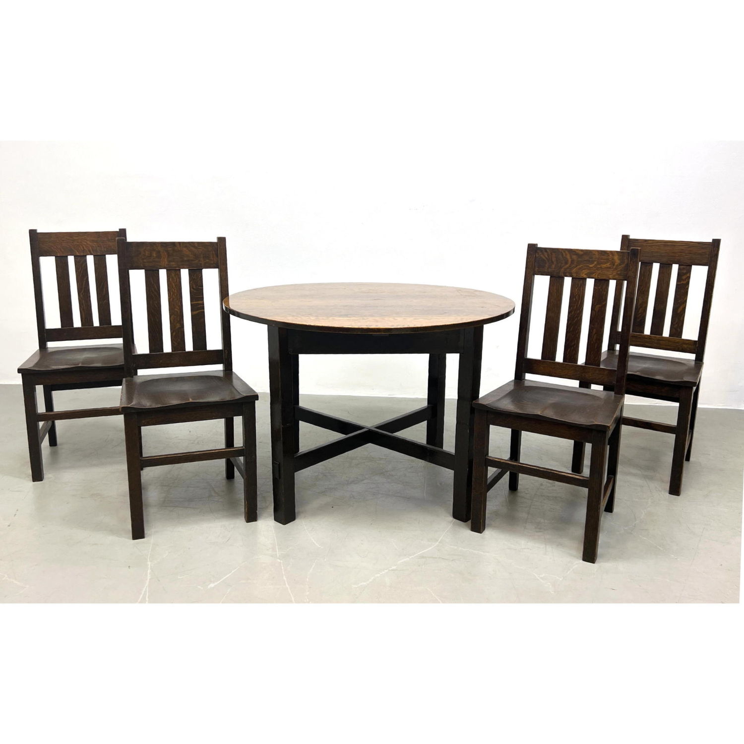 National furniture mission oak Dining