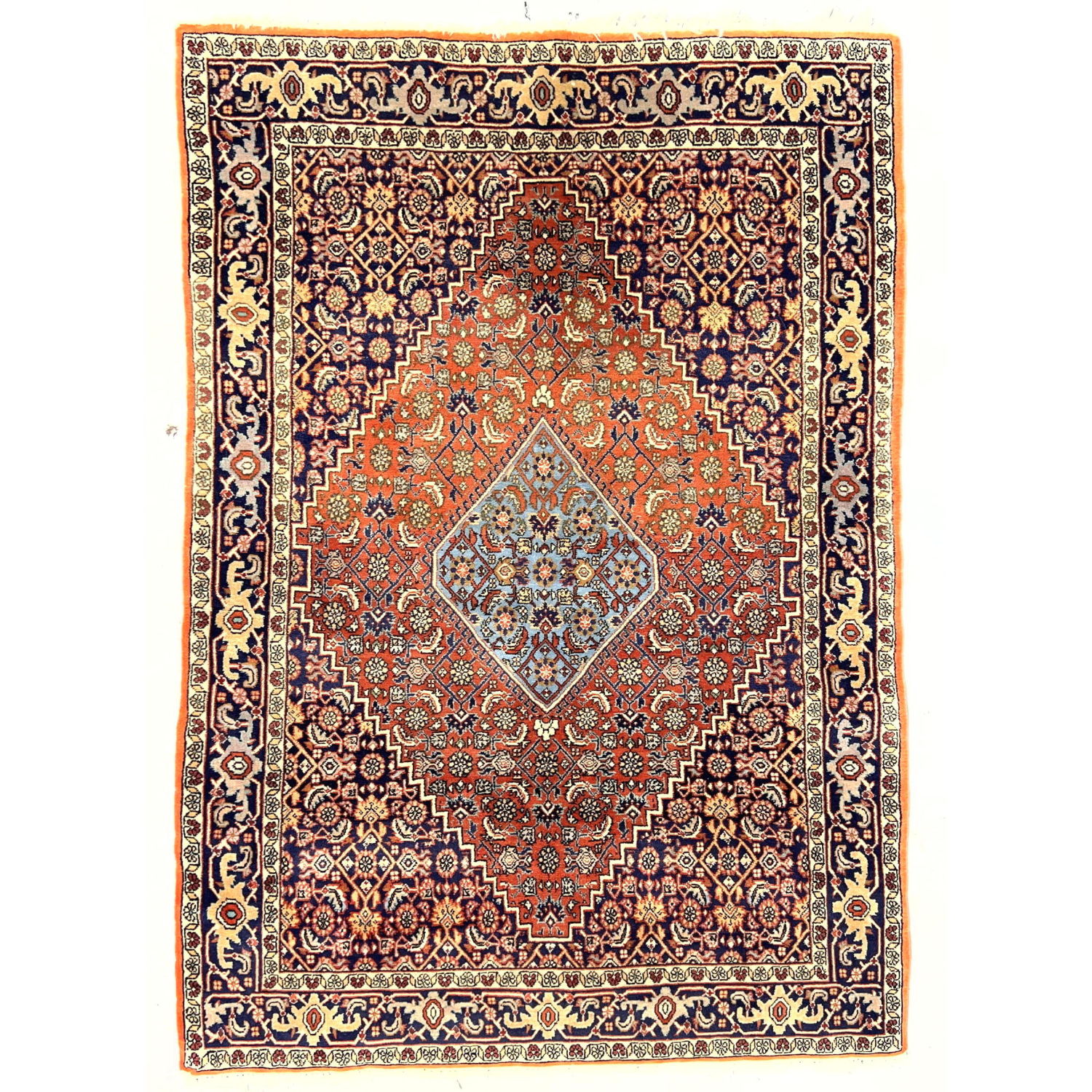 3'9 x 5'3 Handmade Oriental Carpet