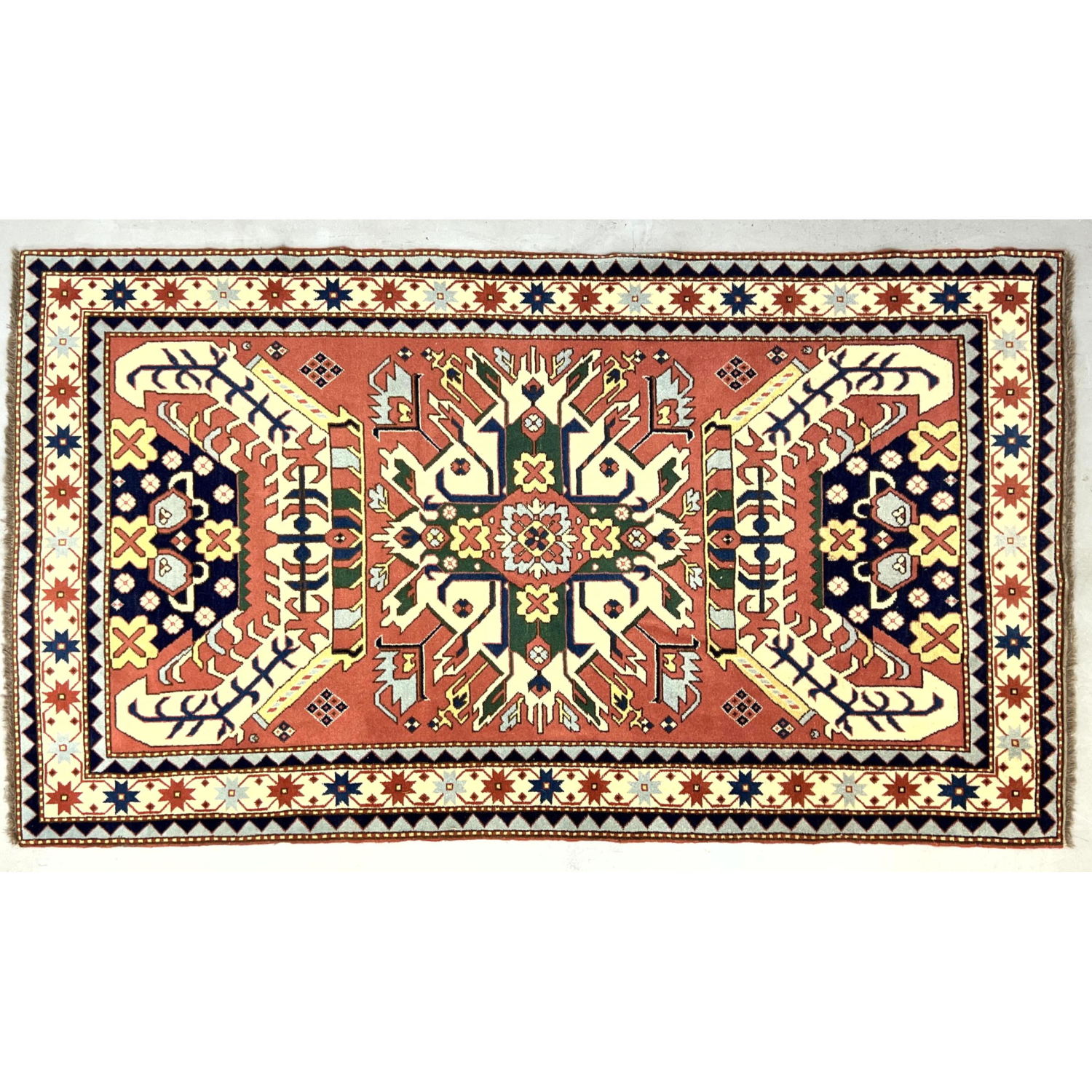 4'4 x 8'3 Handmade Oriental Carpet