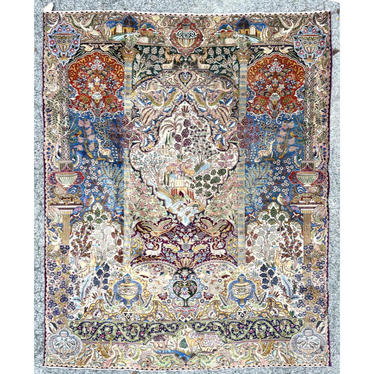 12'9 x 9'8 Handmade Oriental Carpet