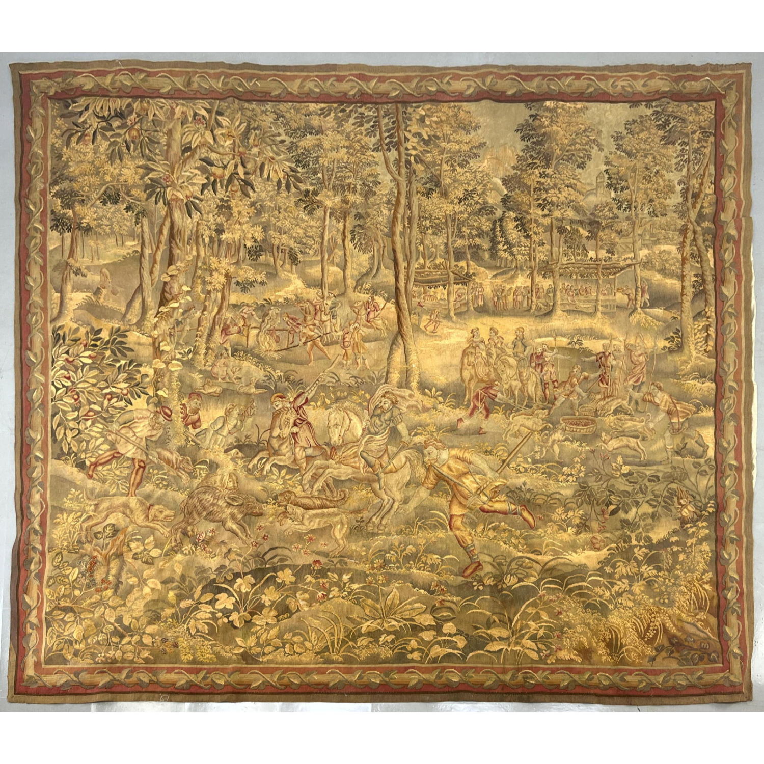 7 3 x 8 Intricate Tapestry weaving  2b92dd