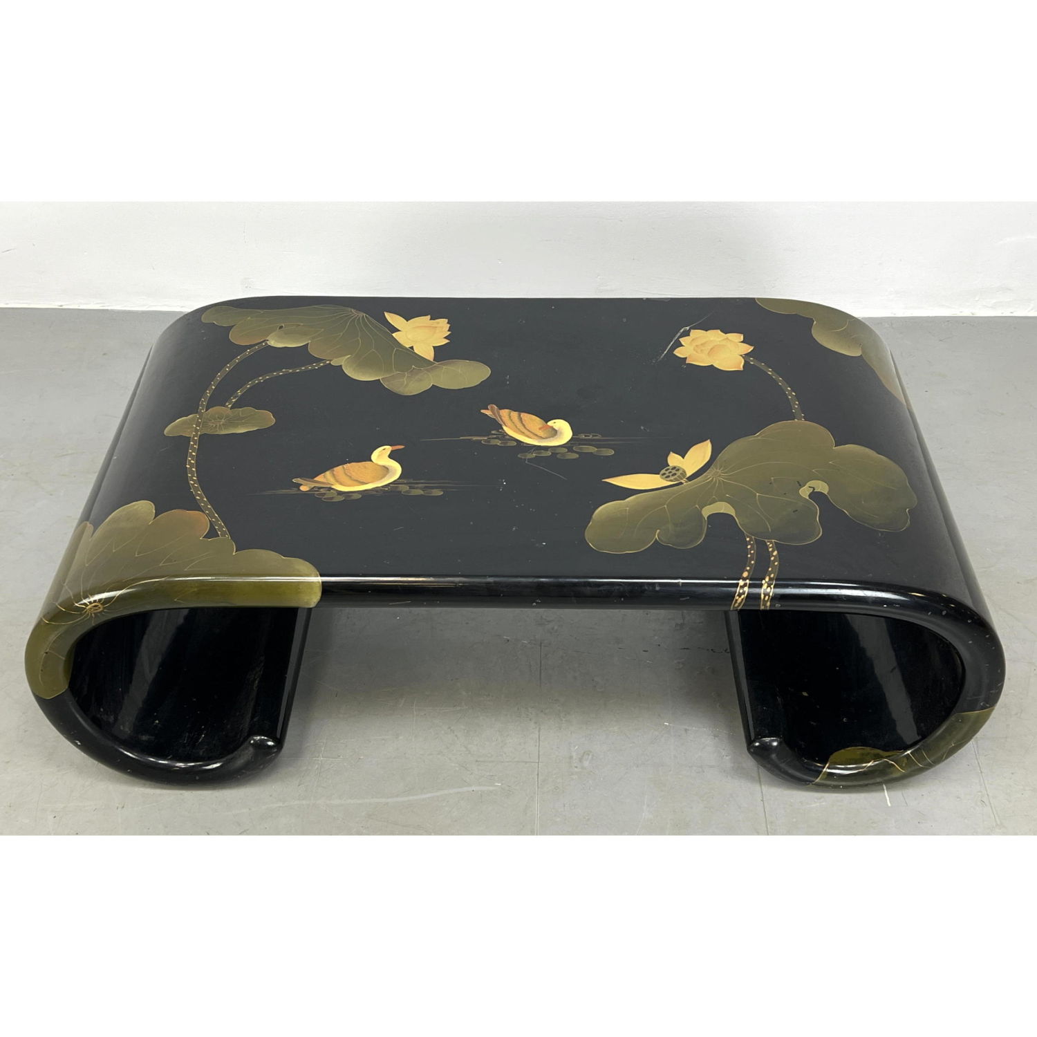 Asian Lacquered Rolled Side Coffee 2b934c