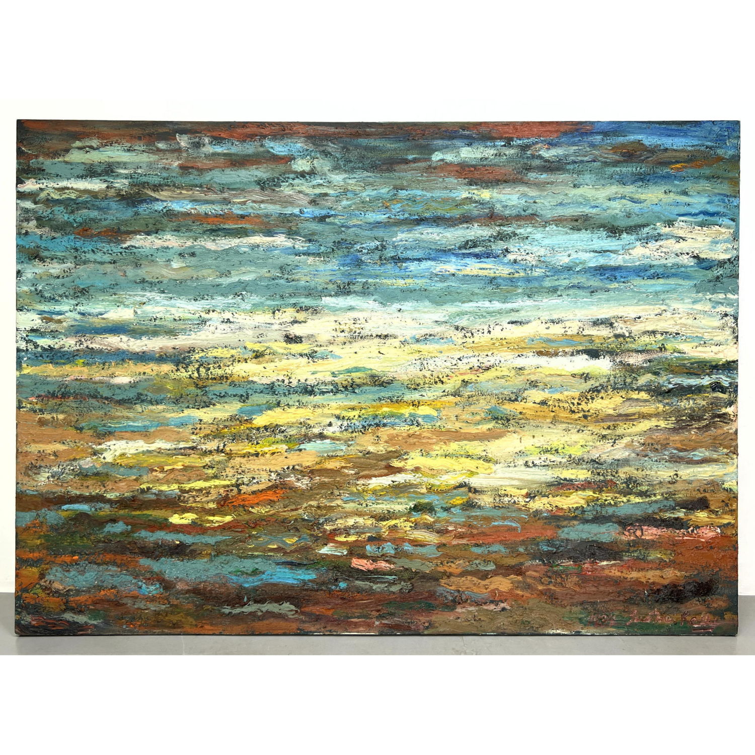 Extremely Large Painting On Canvas  2b941b