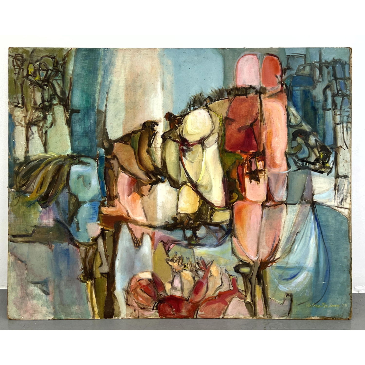 DOLORES PYE JOSEY Signed Abstract 2b9424