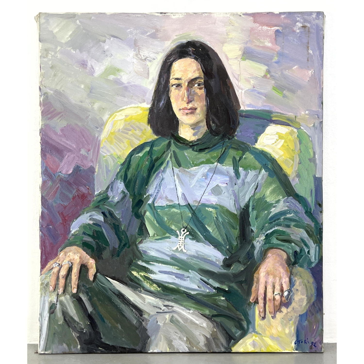 Otari Shiukashvili Portrait Painting  2b9456