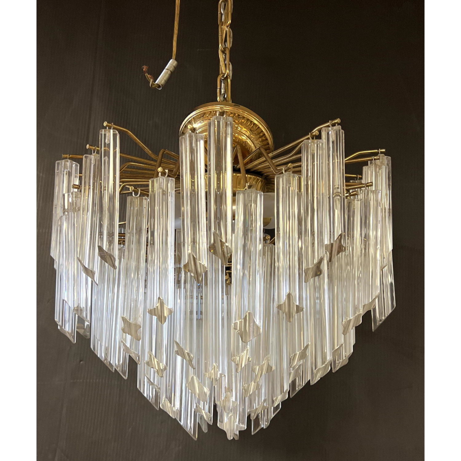 Camer style Hanging Modernist Chandelier.