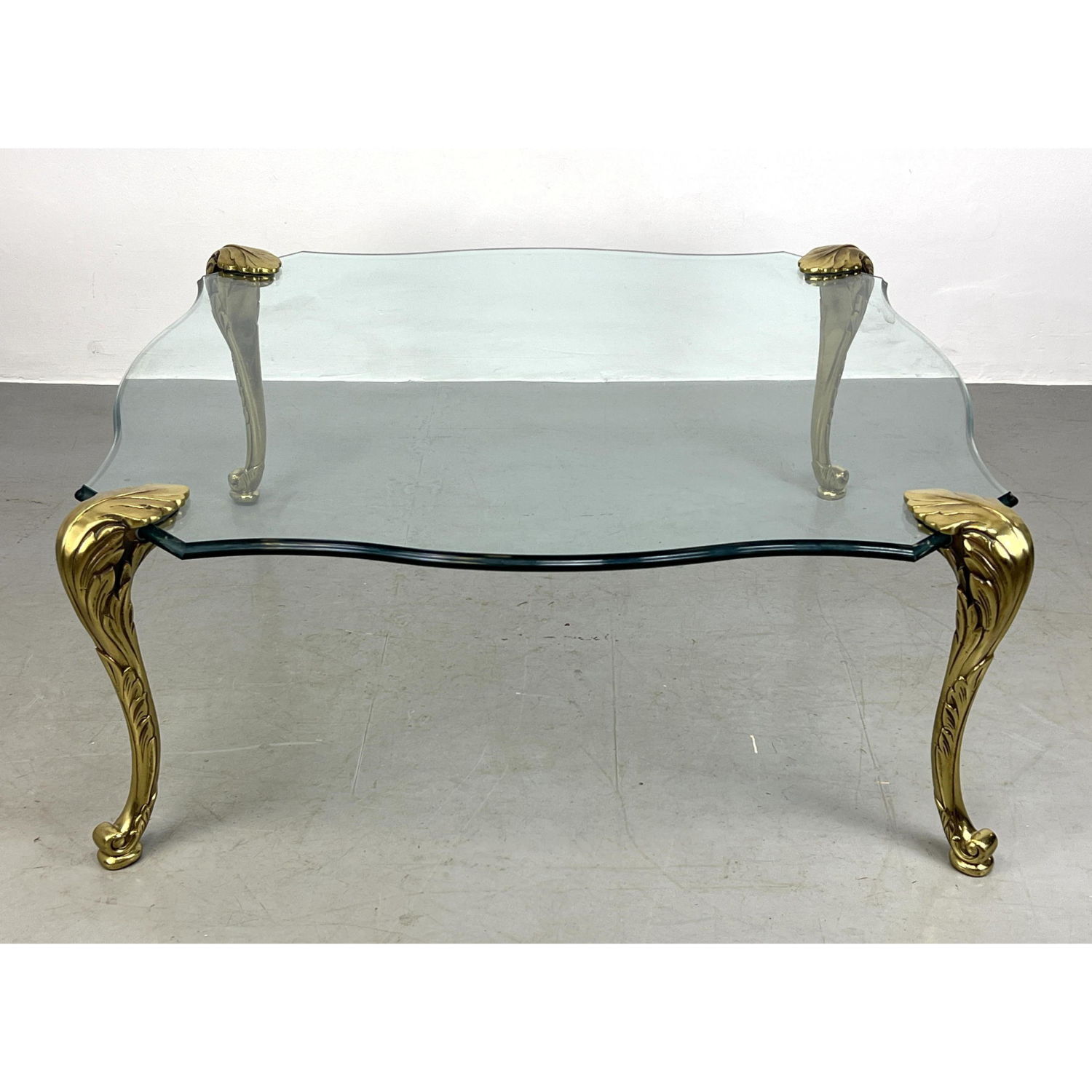 P E Guerin style Brass Leg Glass 2b9597