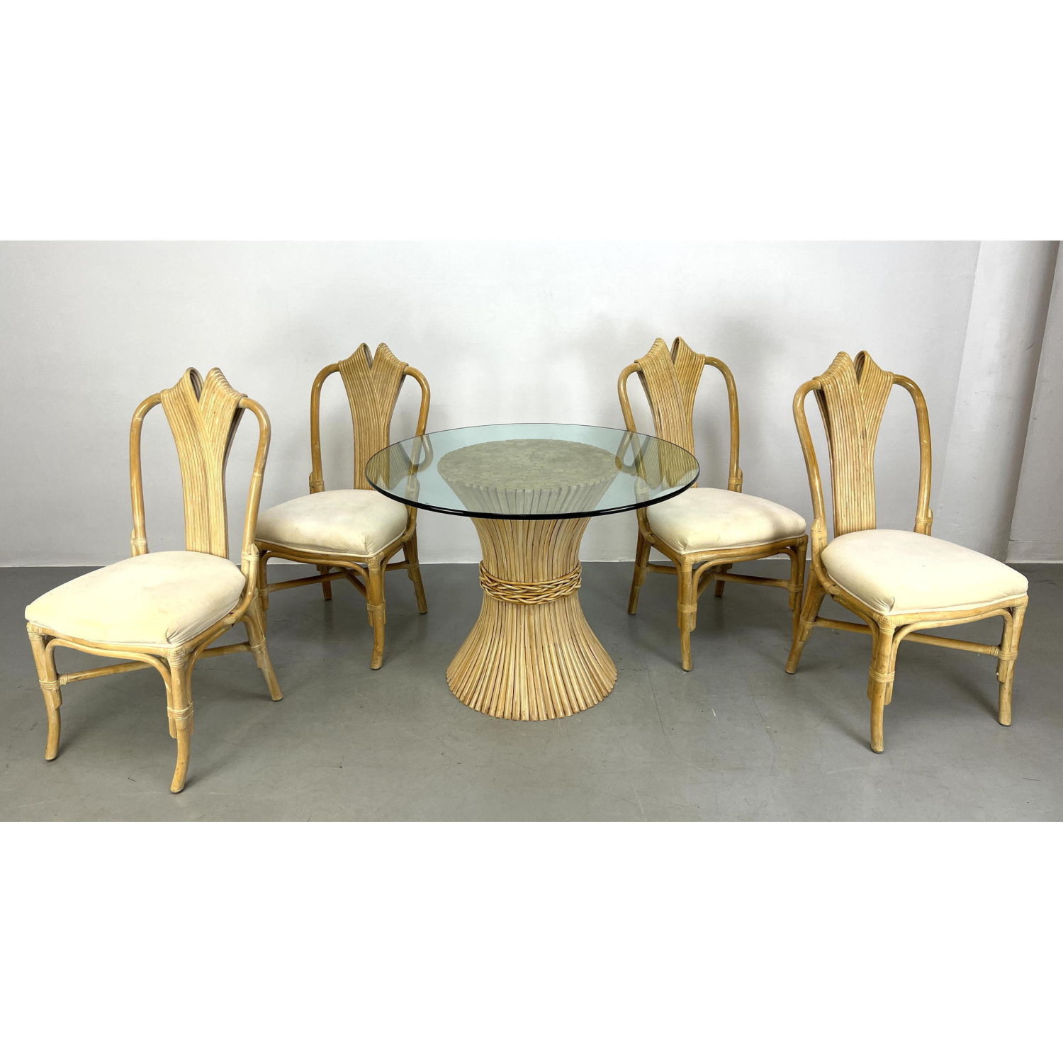 5pc FORT SMITH Rattan Dinette Set  2b95a6
