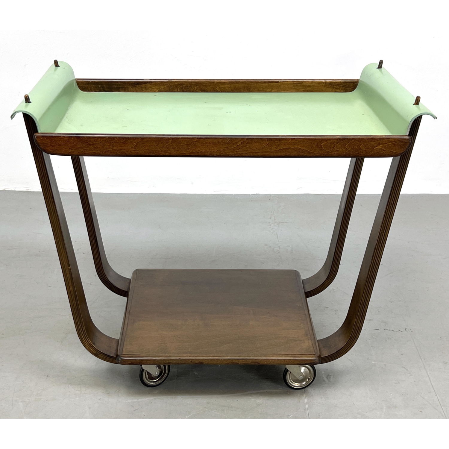 Art Deco Rolling Serving Bar Cart  2b95b0