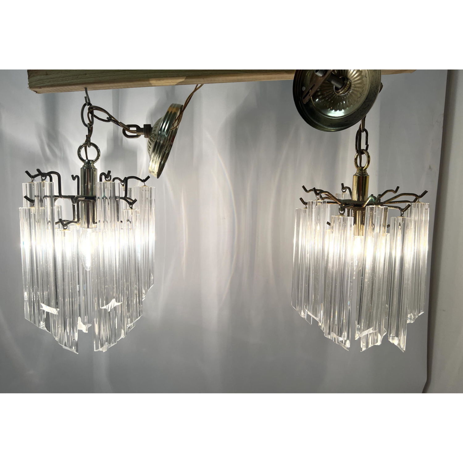 Pr CAMER or VENINI Hanging Chandeliers  2b95f9