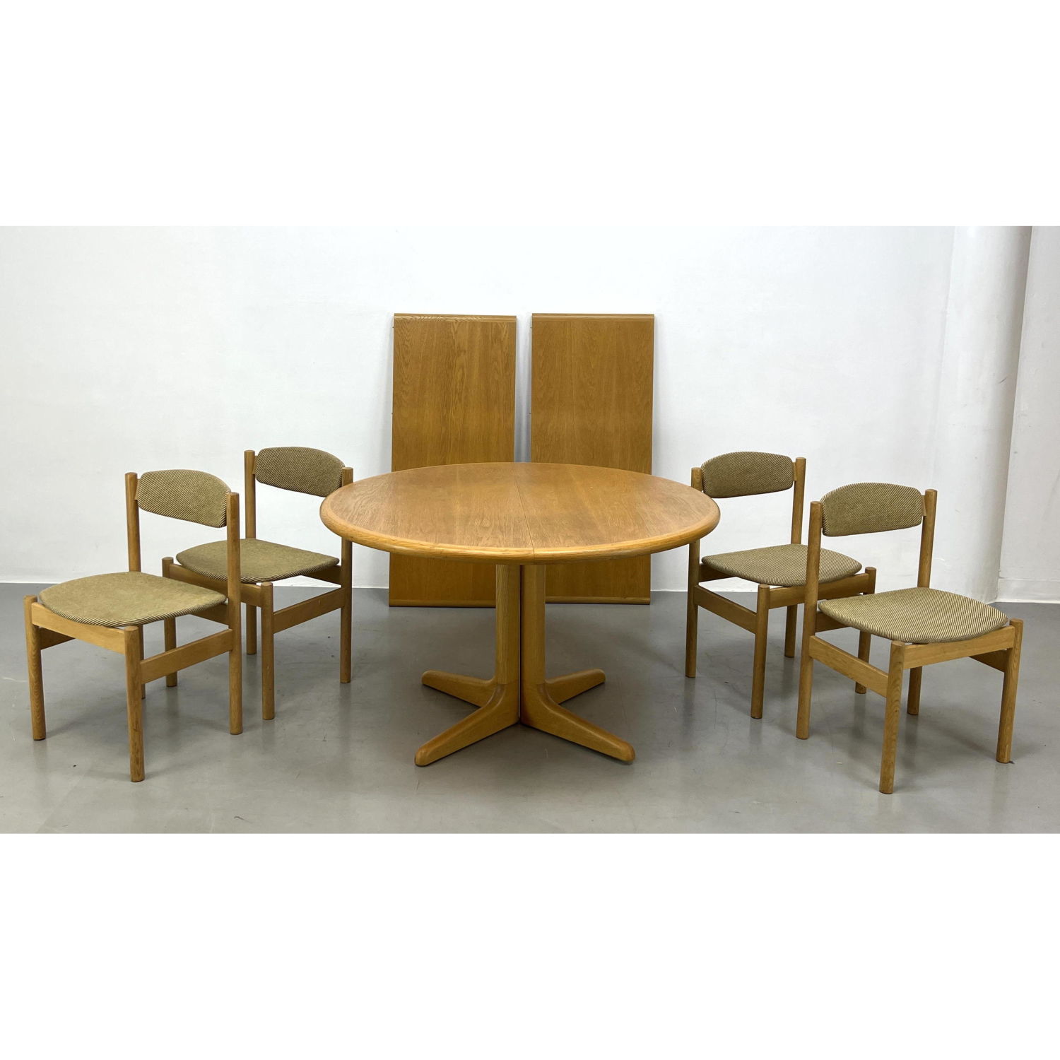 FDB Mobler Oak Danish Dining Set.