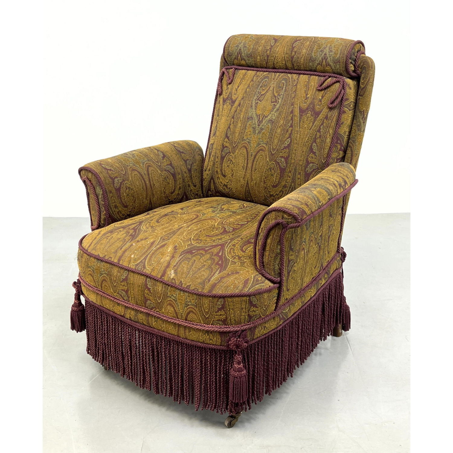 Decorator Paisley Tapestry Upholstered