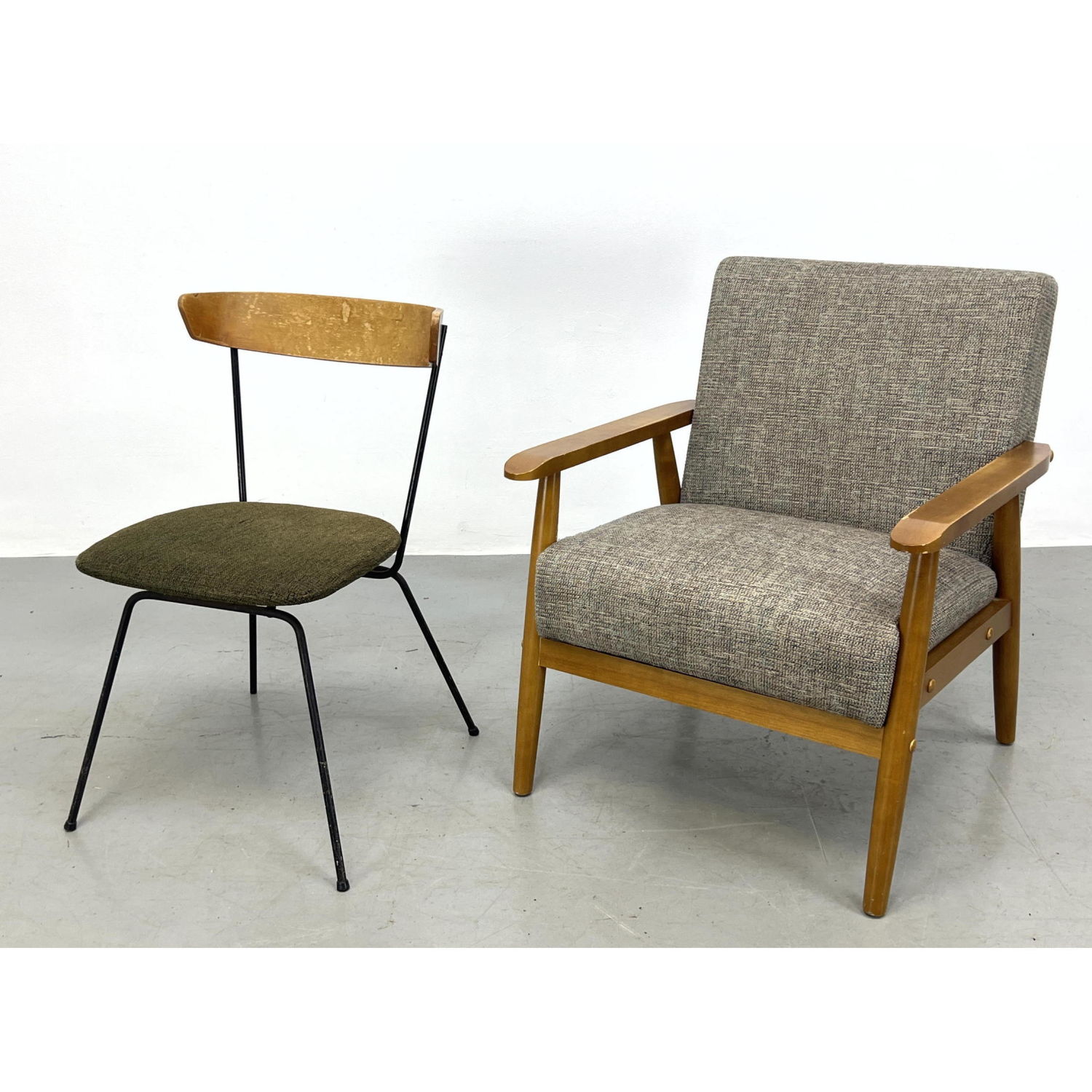 2pc American Modern Chairs. CLIFFORD