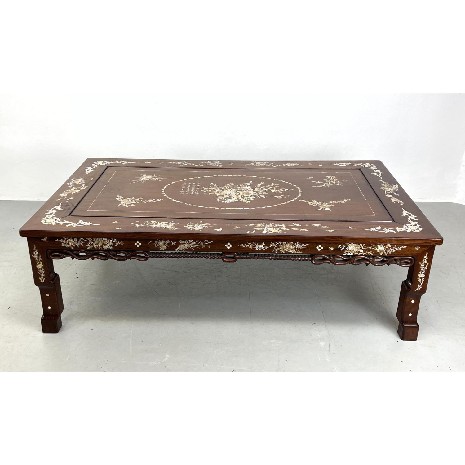 Wood Asian Coffee Table Decorative 2b9795